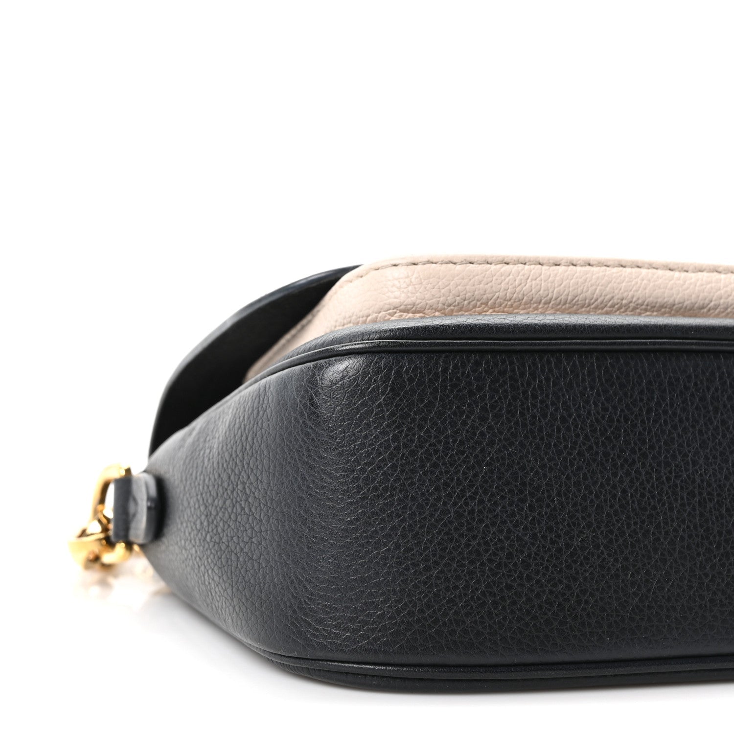 Grained Calfskin Lockme Tender Black