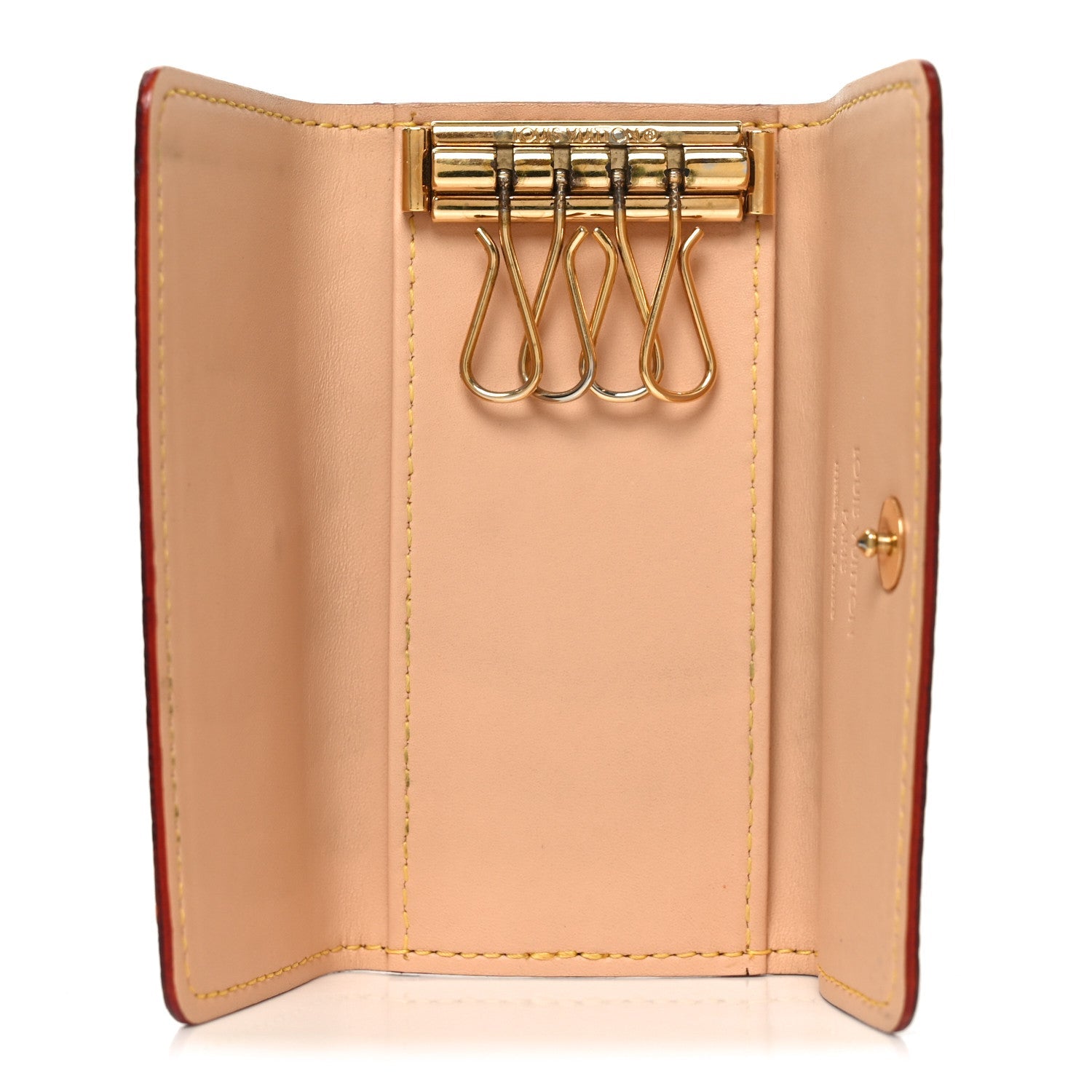 Monogram Multicolor Multicles 4 Key Holder Black