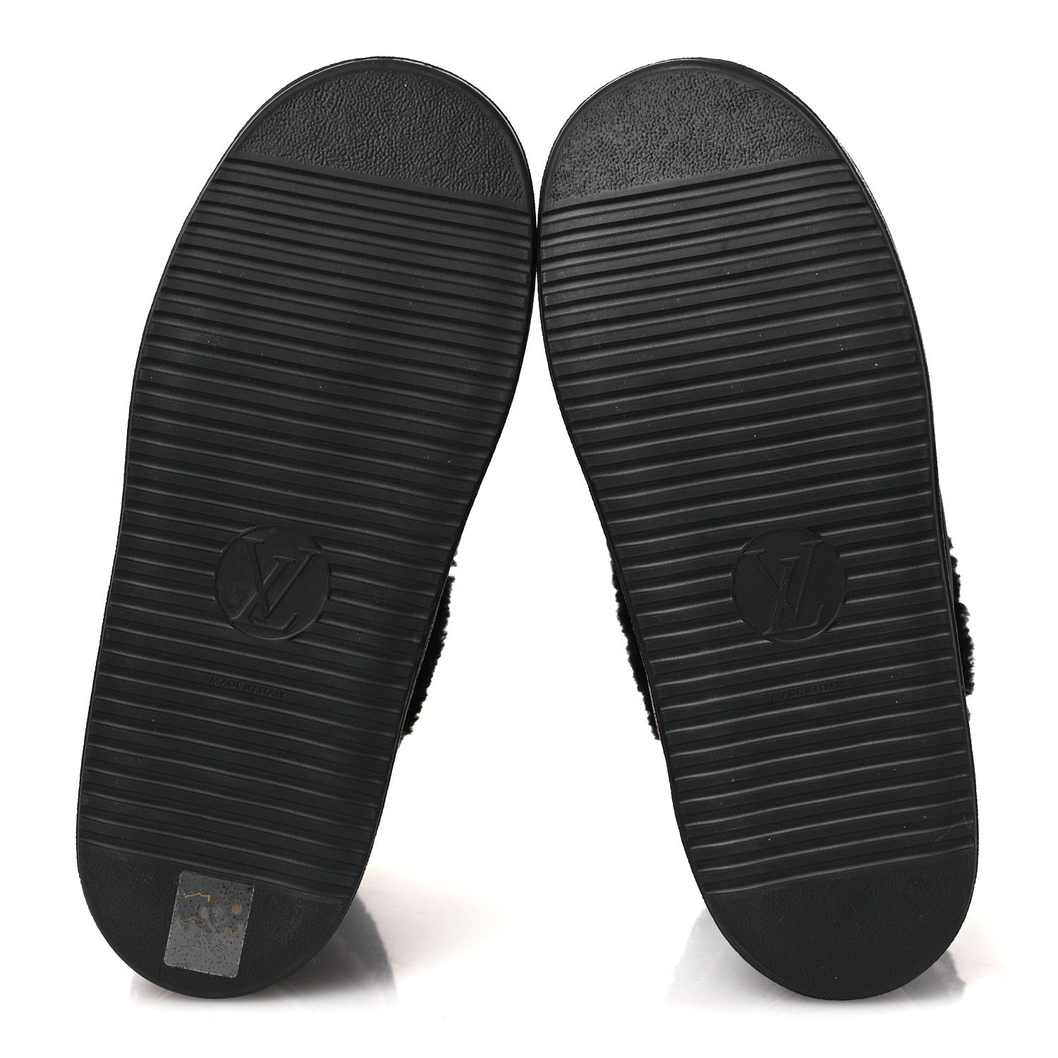 Suede Shearling Polar Flat Half Boots 40 Black