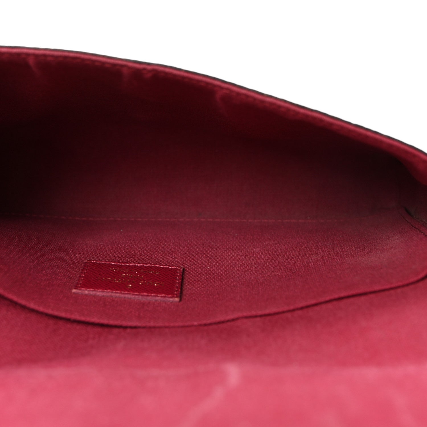 Monogram Pochette Felicie Chain Wallet Fuchsia