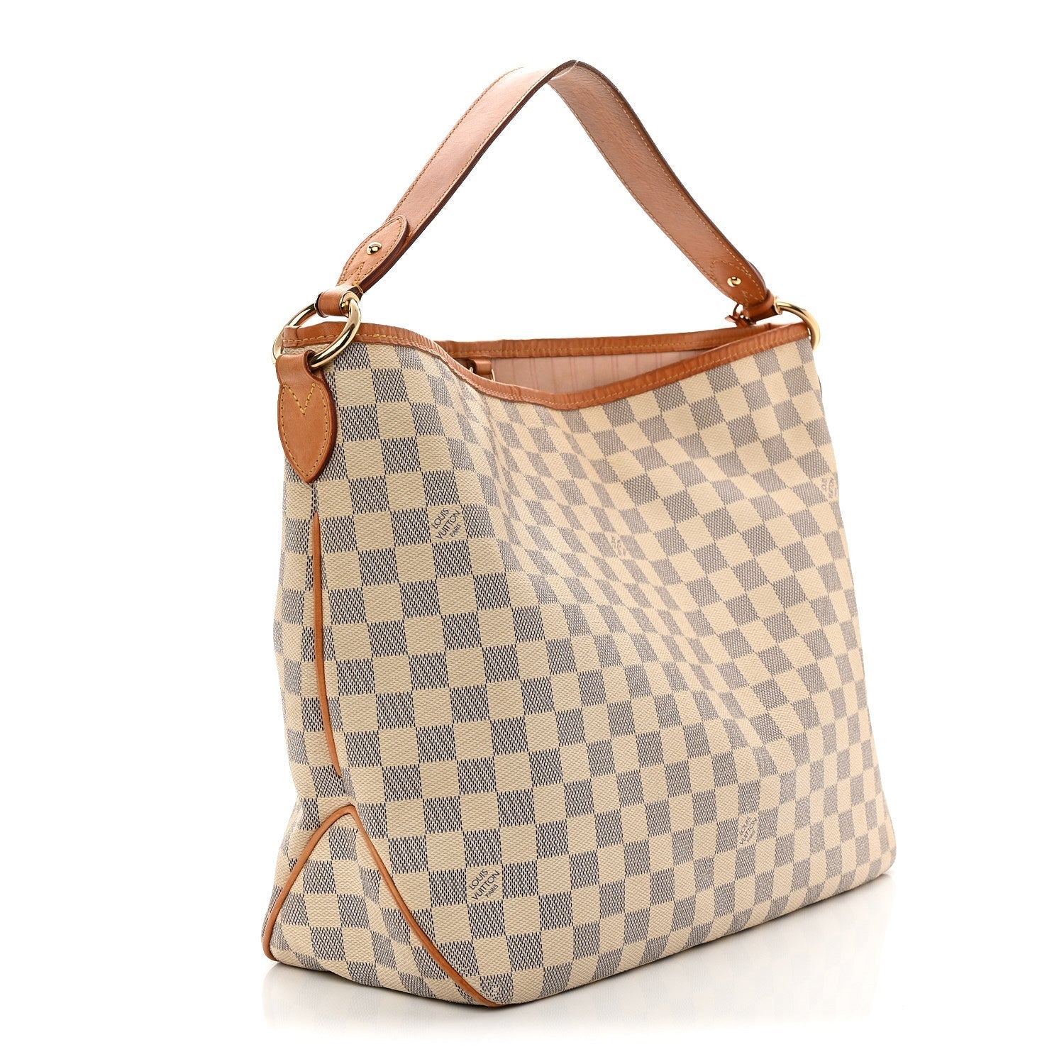 Damier Azur Delightful MM Rose Ballerine