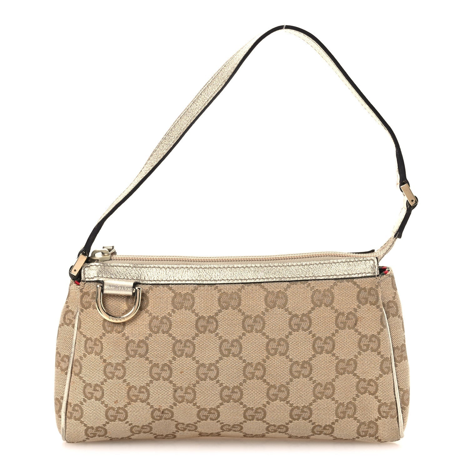 Monogram D Ring Cosmetic Case Metallic Bronze