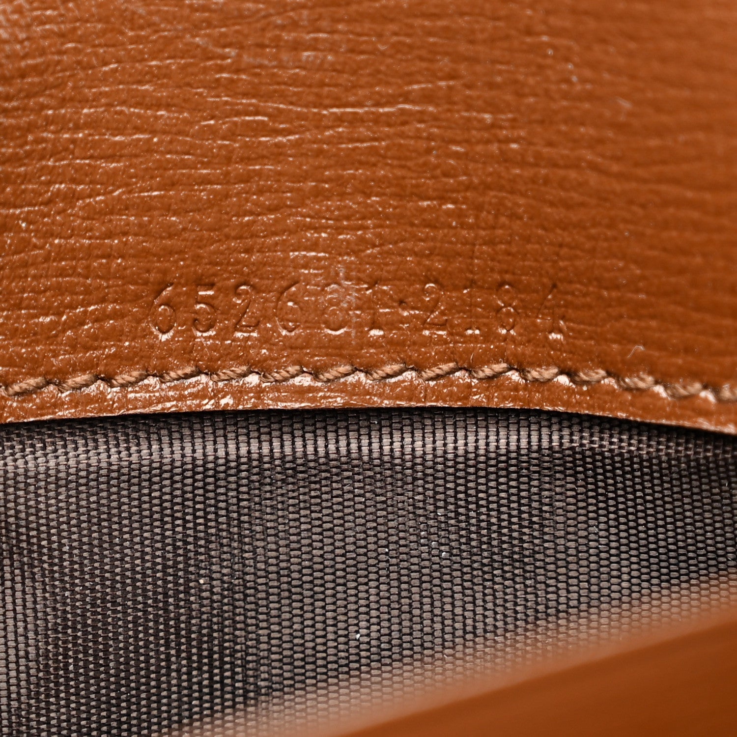 GG Supreme Monogram Azalea Calfskin Web Jackie 1961 Chain Wallet Beige Ebony Brown Sugar