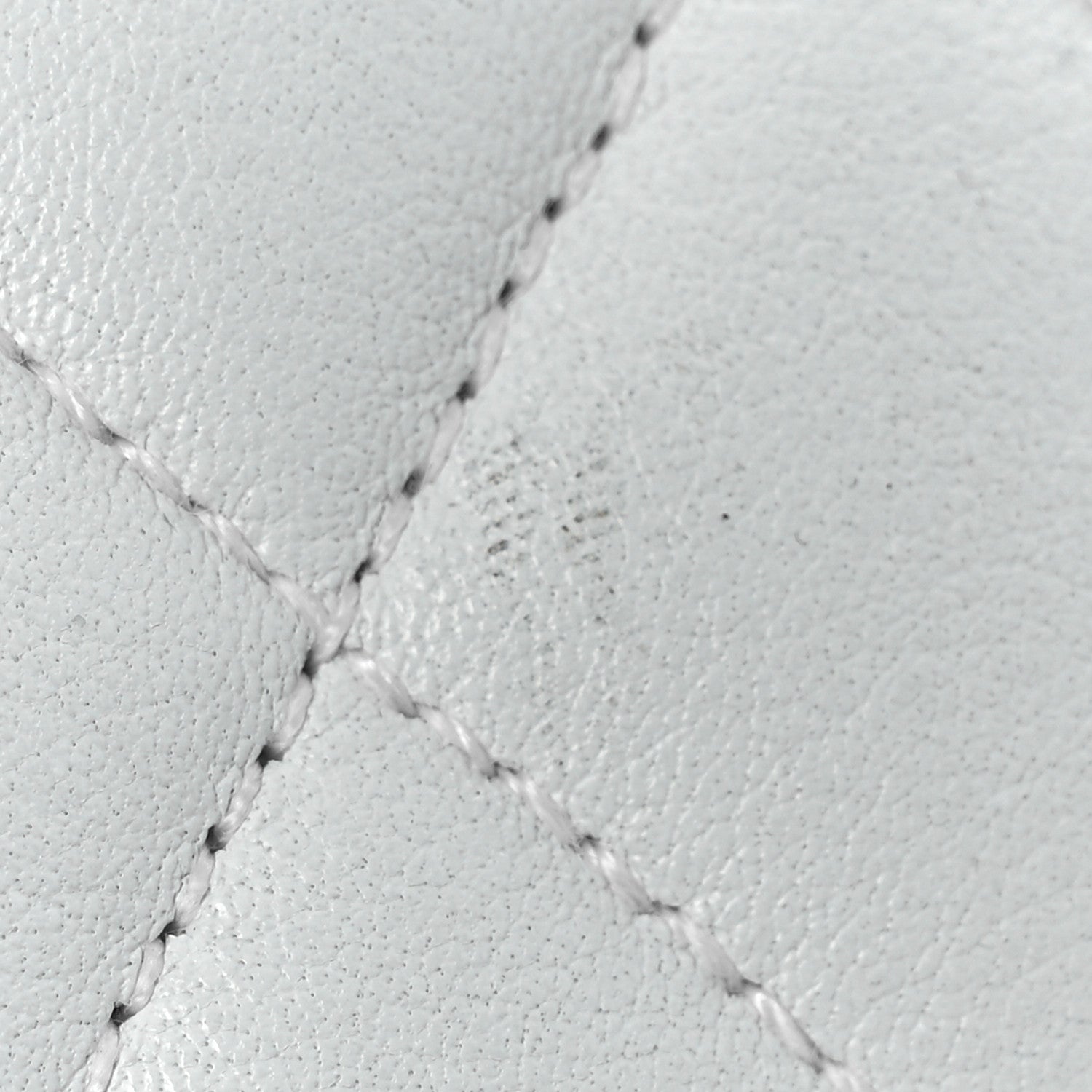 Lambskin Quilted Flap Waist Belt Bag 75 30 White