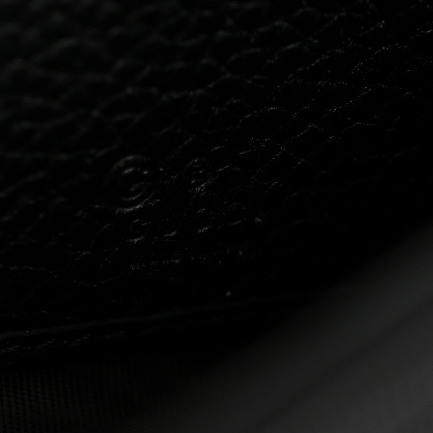 Pebbled Calfskin Large Soho Continental Wallet Black
