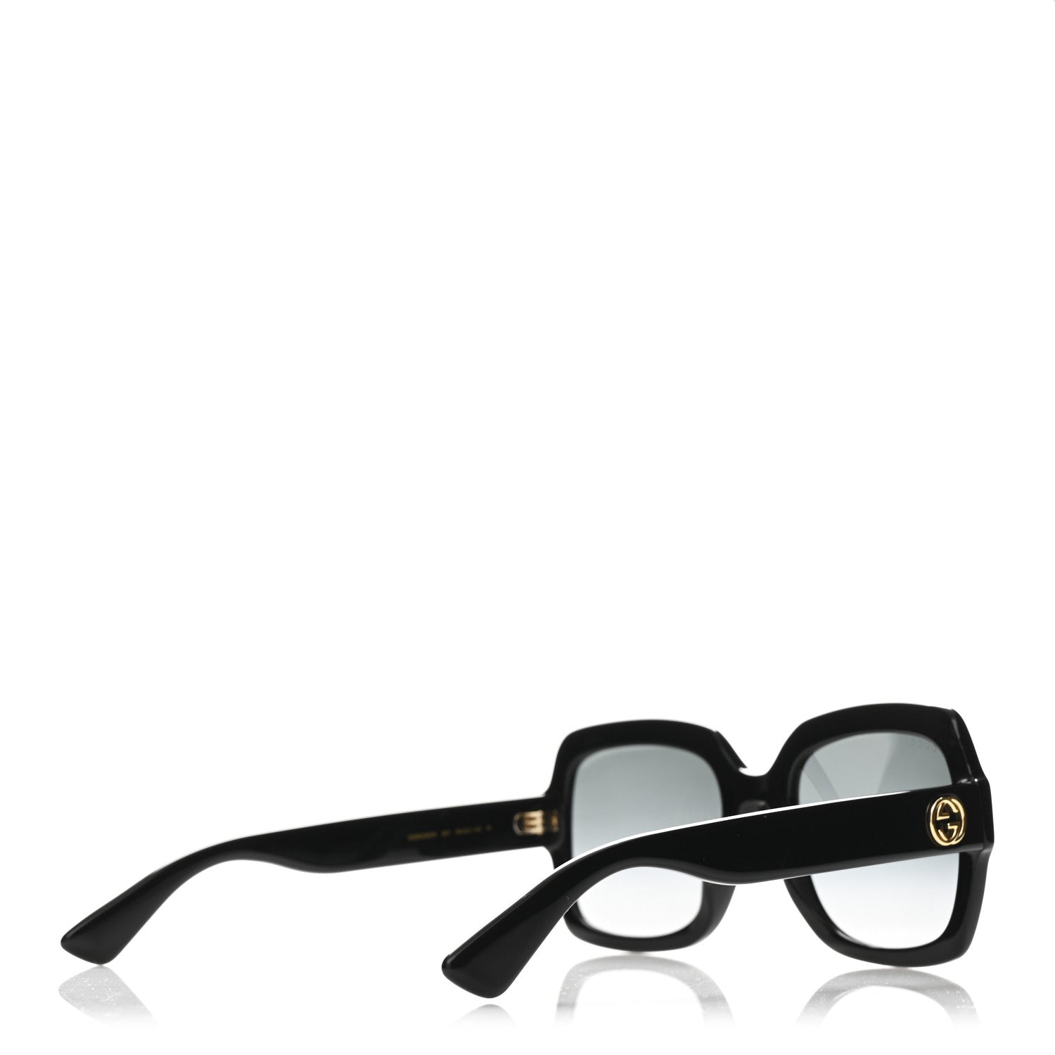 Acetate Square Frame Sunglasses GG0036S Black