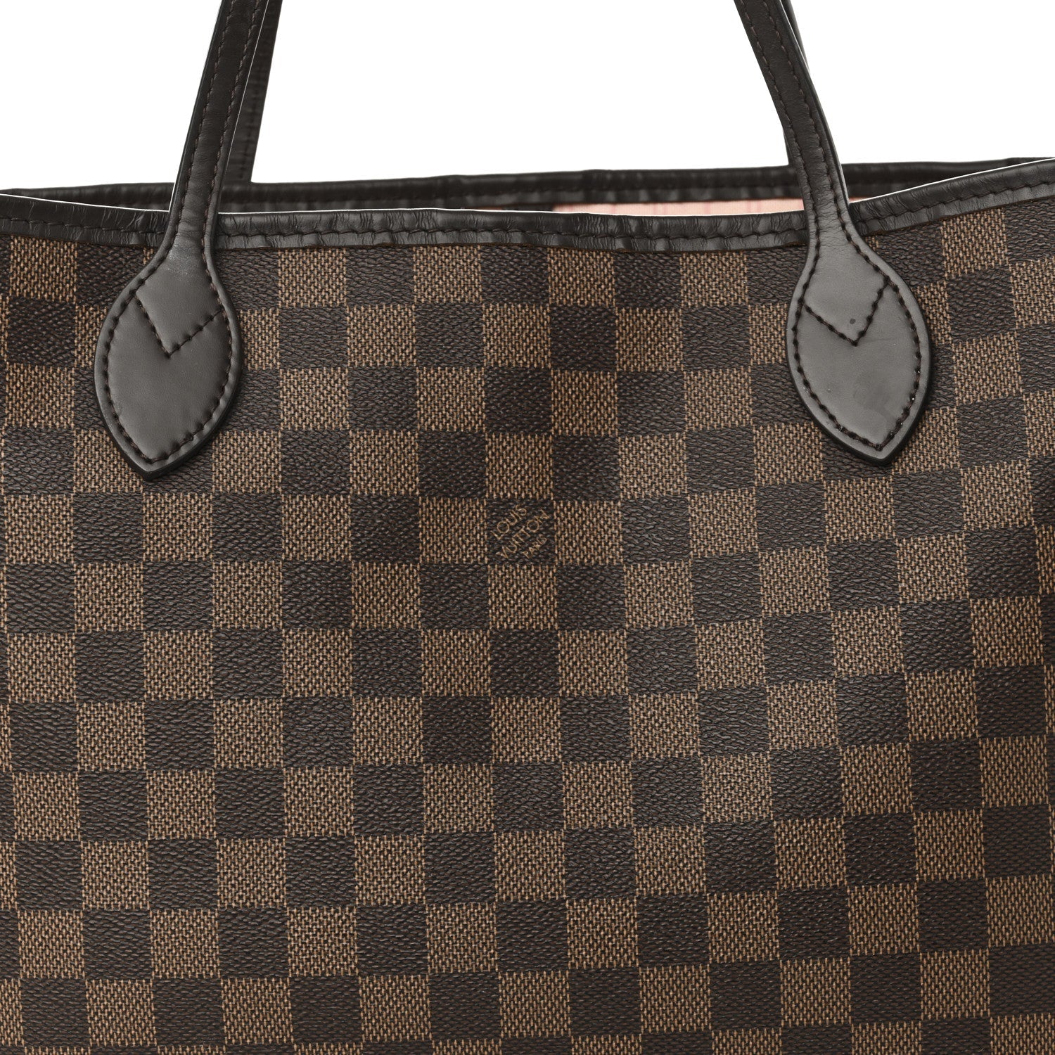 Damier Ebene Neo Neverfull MM Rose Ballerine