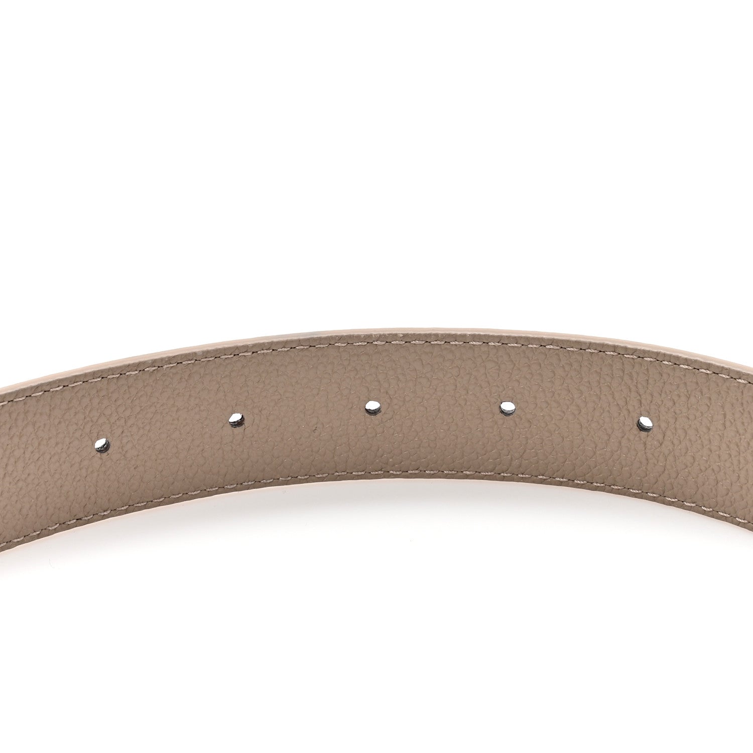 Calfskin Monogram 30mm LV Initiales Reversible Belt 90 36 Beige