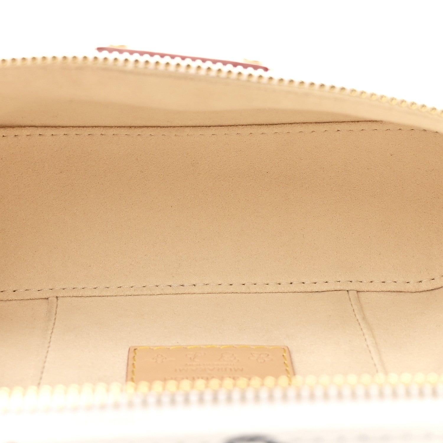 LV x TM Monogram Multicolor Vanity Chain Pouch White