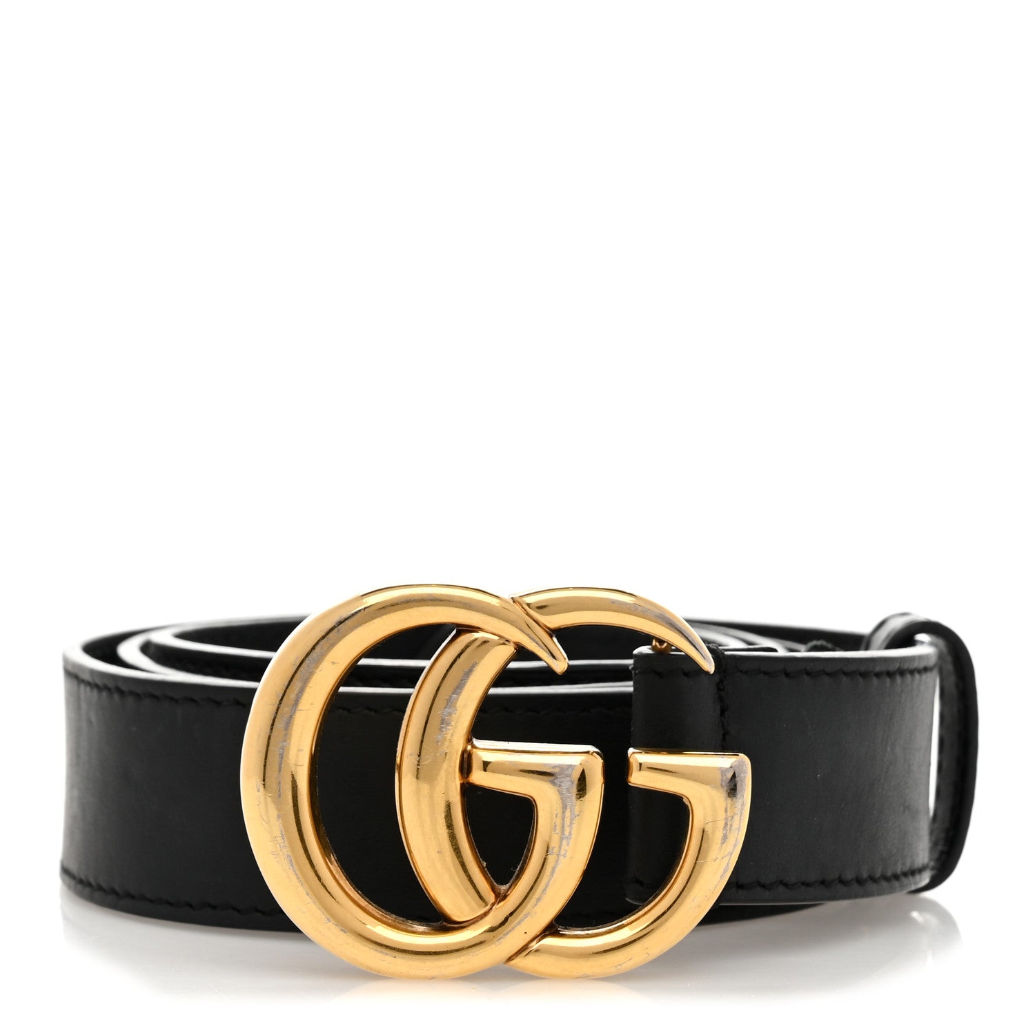Calfskin Double G 30mm Belt 90 36 Black
