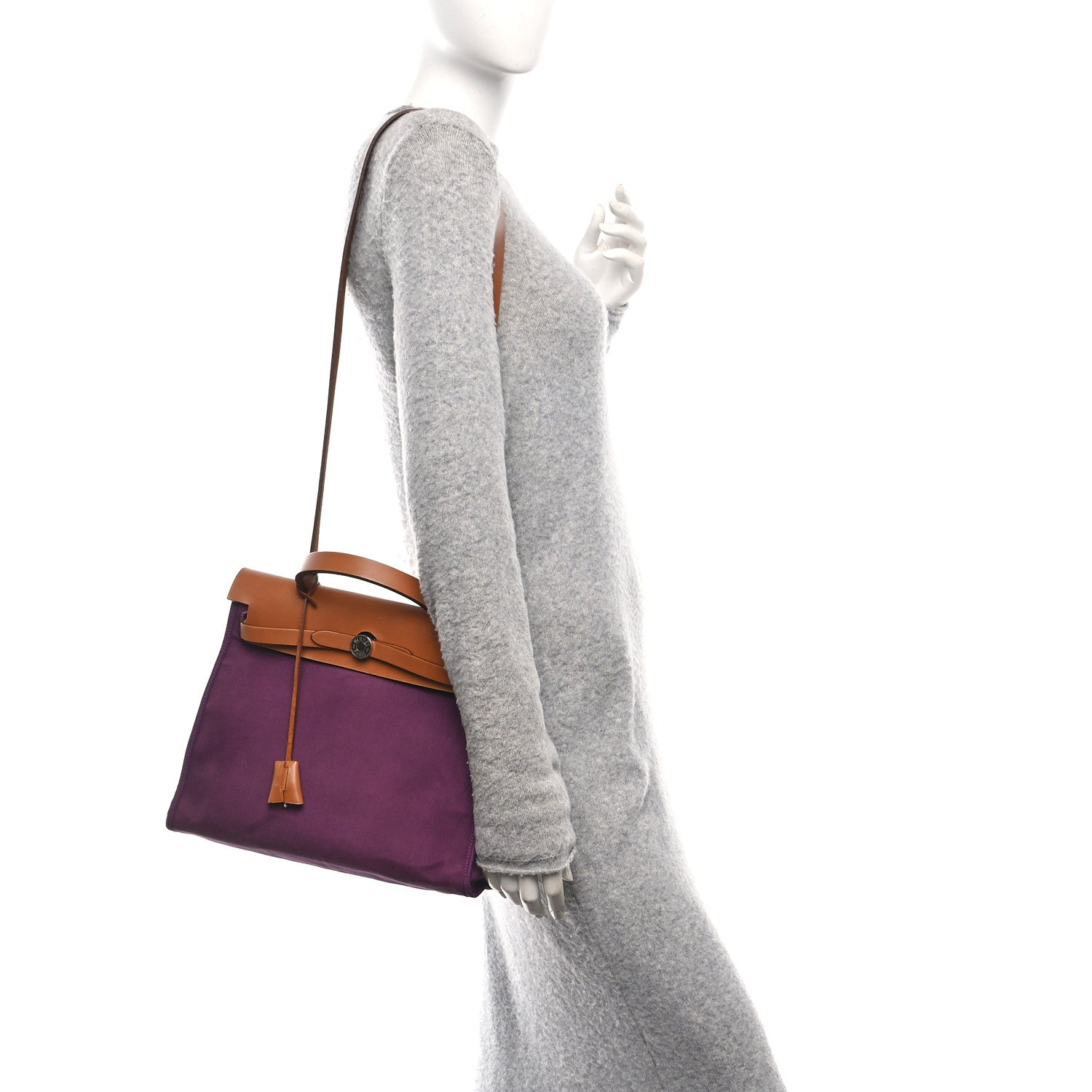 Toile Vache Hunter Herbag Zip 31 PM Cassis Fauve