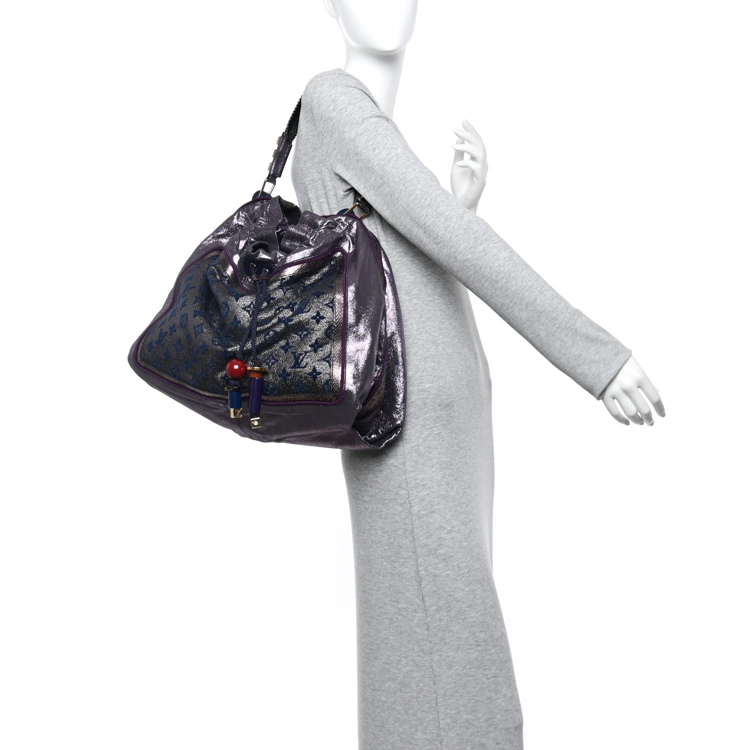 Monogram Lurex Bluebird