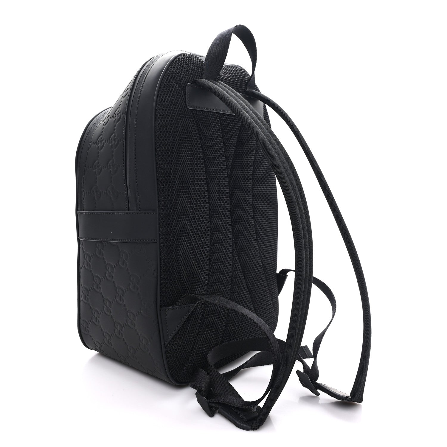 Rubber GG Backpack Black