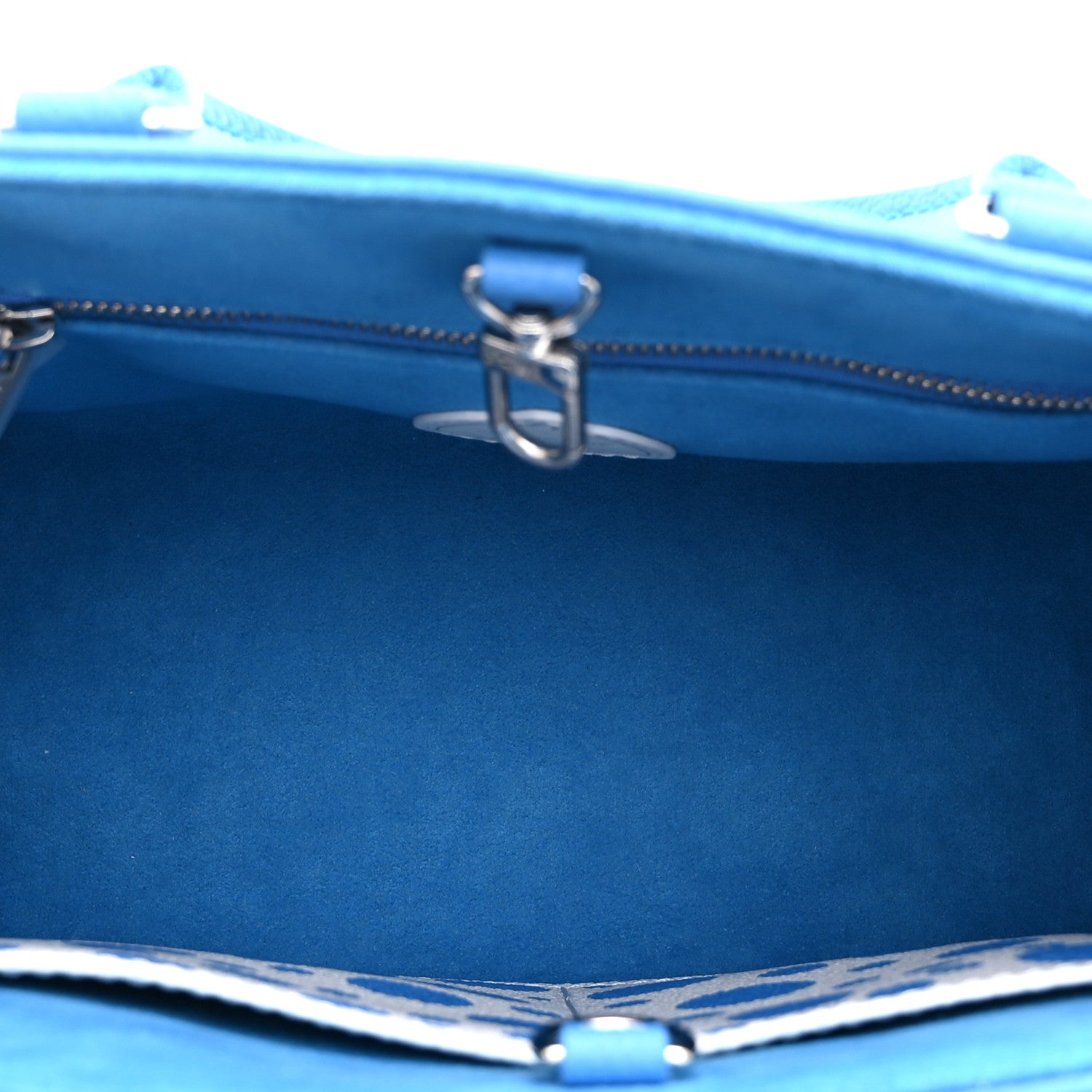 LV X YK Empreinte Monogram Giant Onthego PM Blue White
