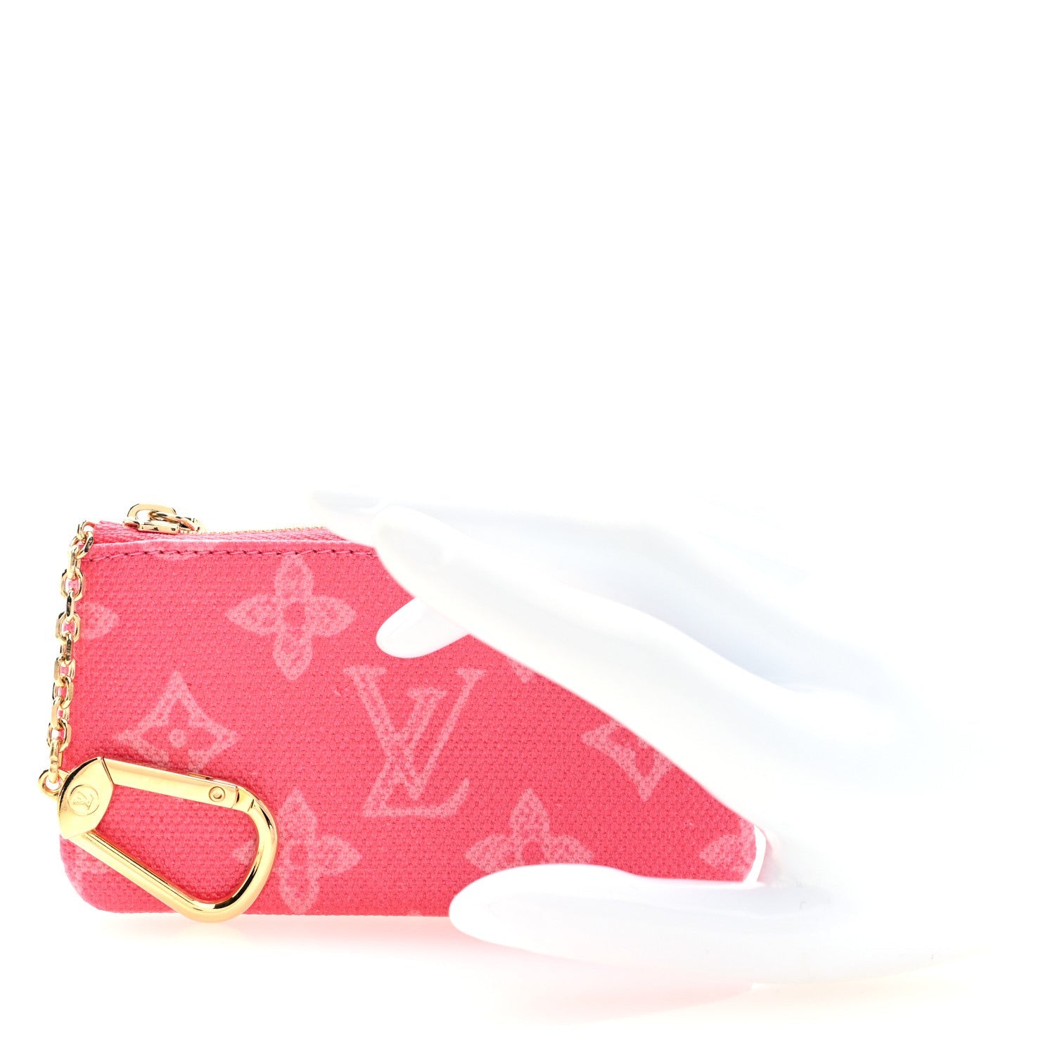 Monogram Origine Key Pouch  Rose Ruban