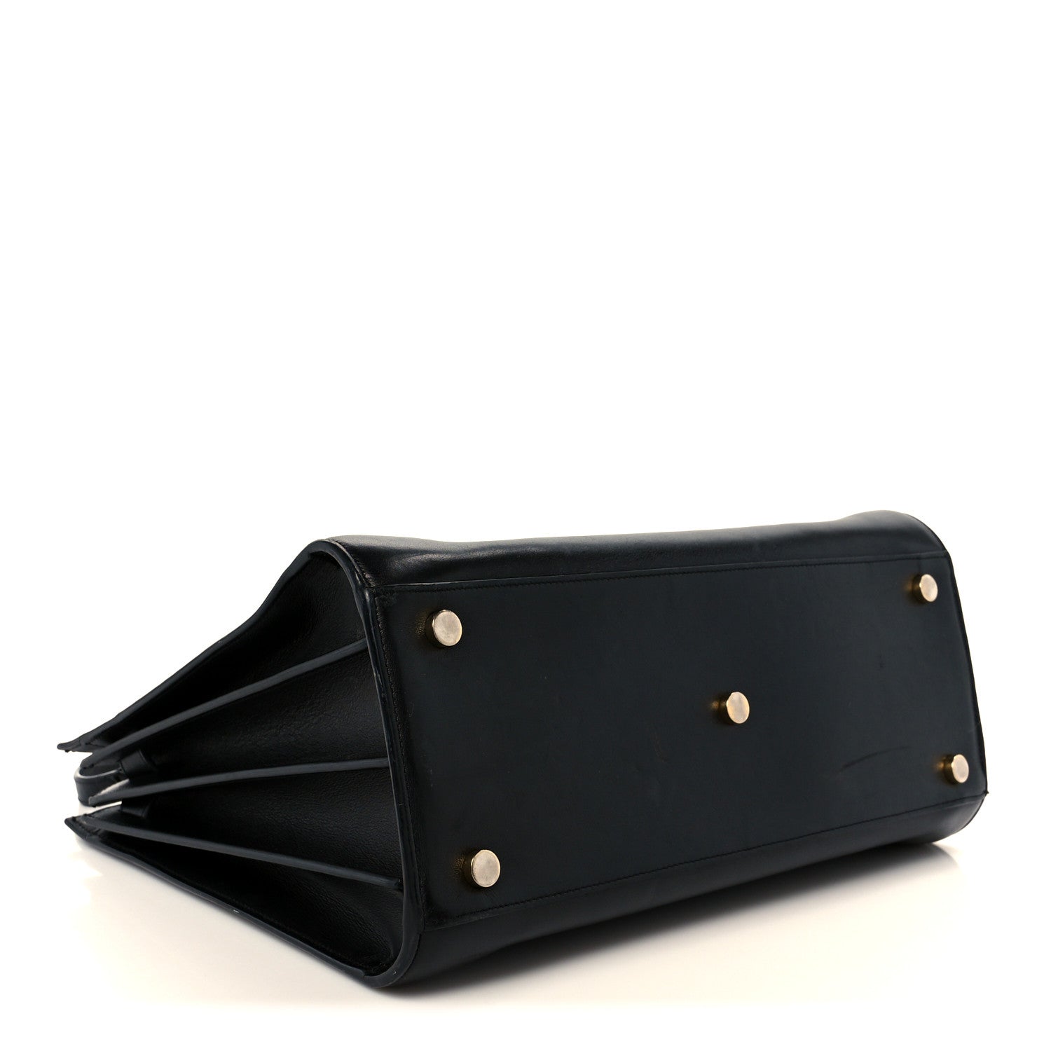 Calfskin Small Sac De Jour Black