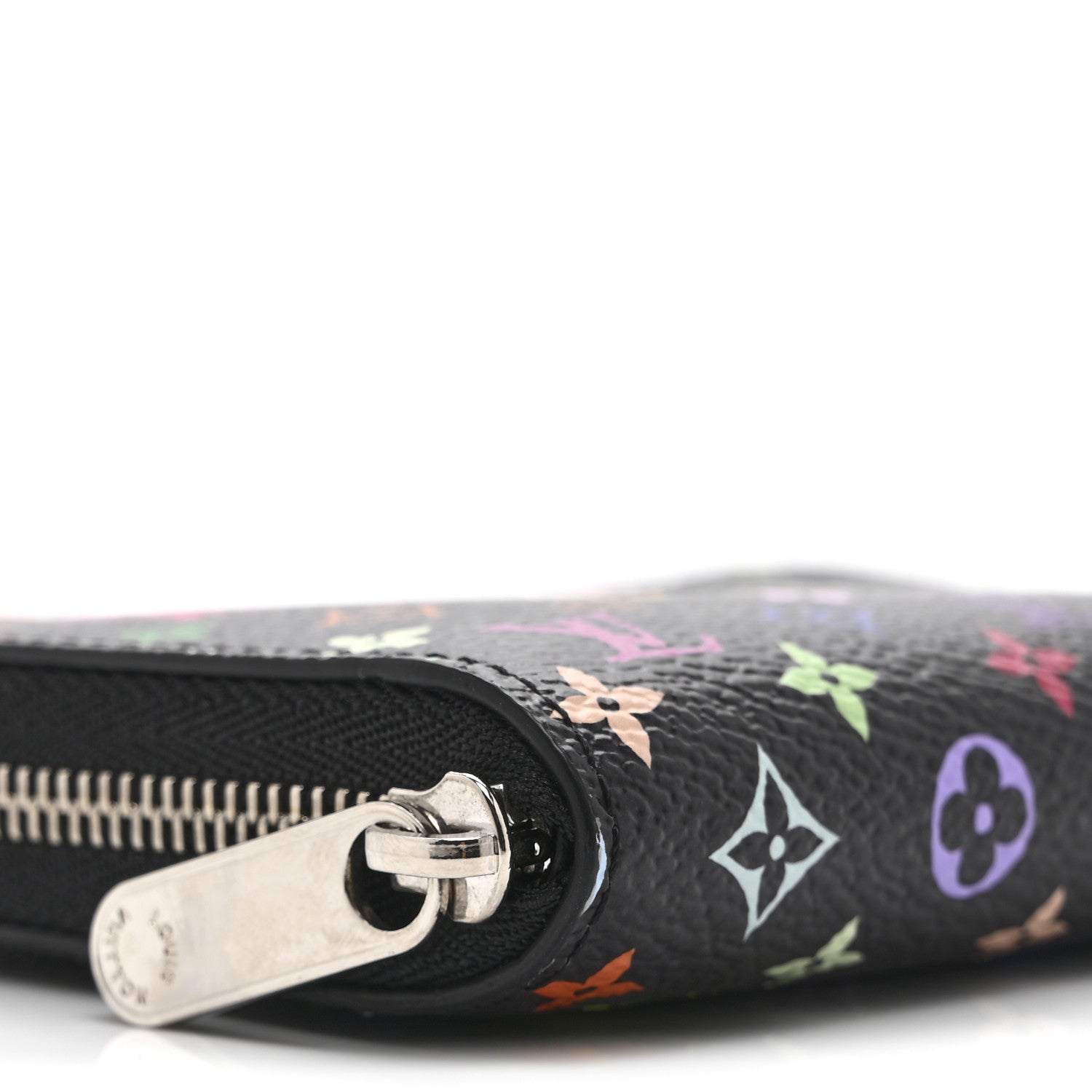 LV x TM Monogram Multicolor Zippy Coin Purse Black