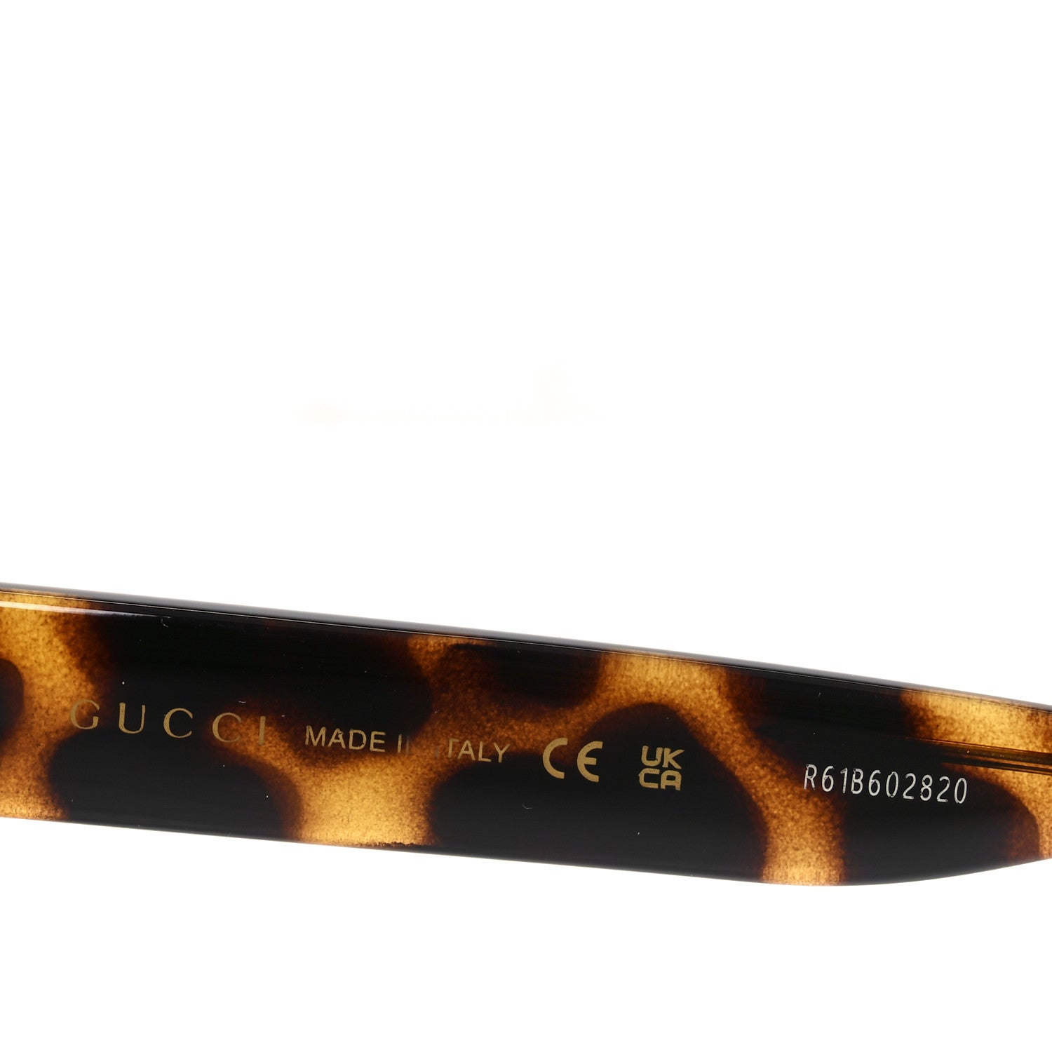 Acetate Square Frame Sunglasses GG1337S Havana