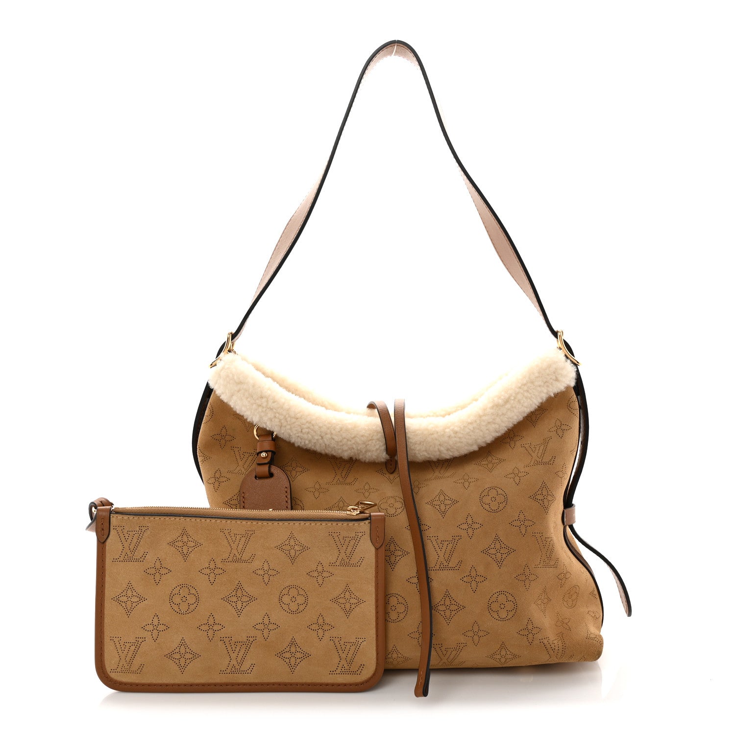 Suede Mahina CarryAll PM Beige
