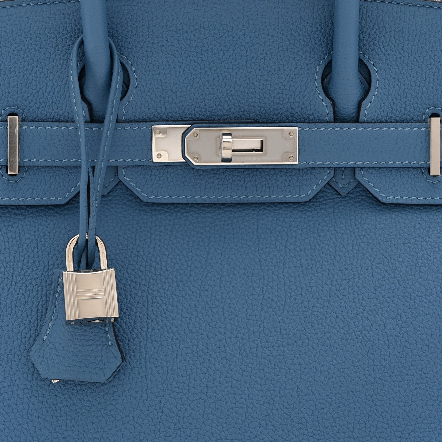 Togo BIRKIN 30 Bleu Azur