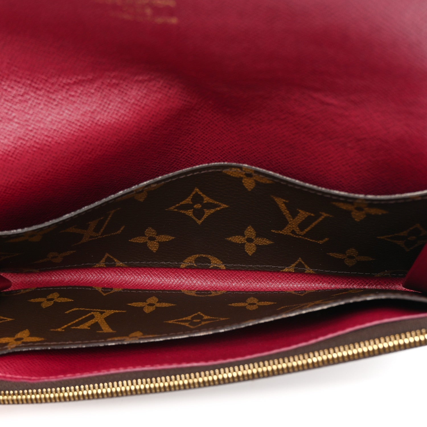 Monogram Emilie Wallet Fuchsia