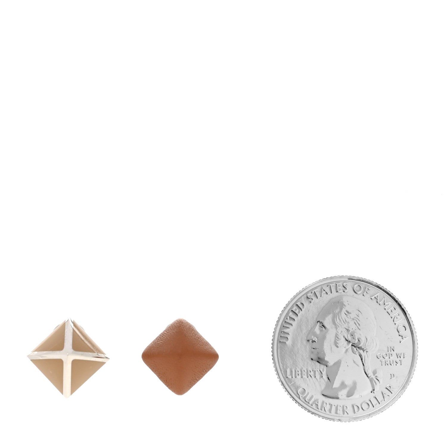Swift Lacquered Palladium Small Medor Gaine Earrings Gold