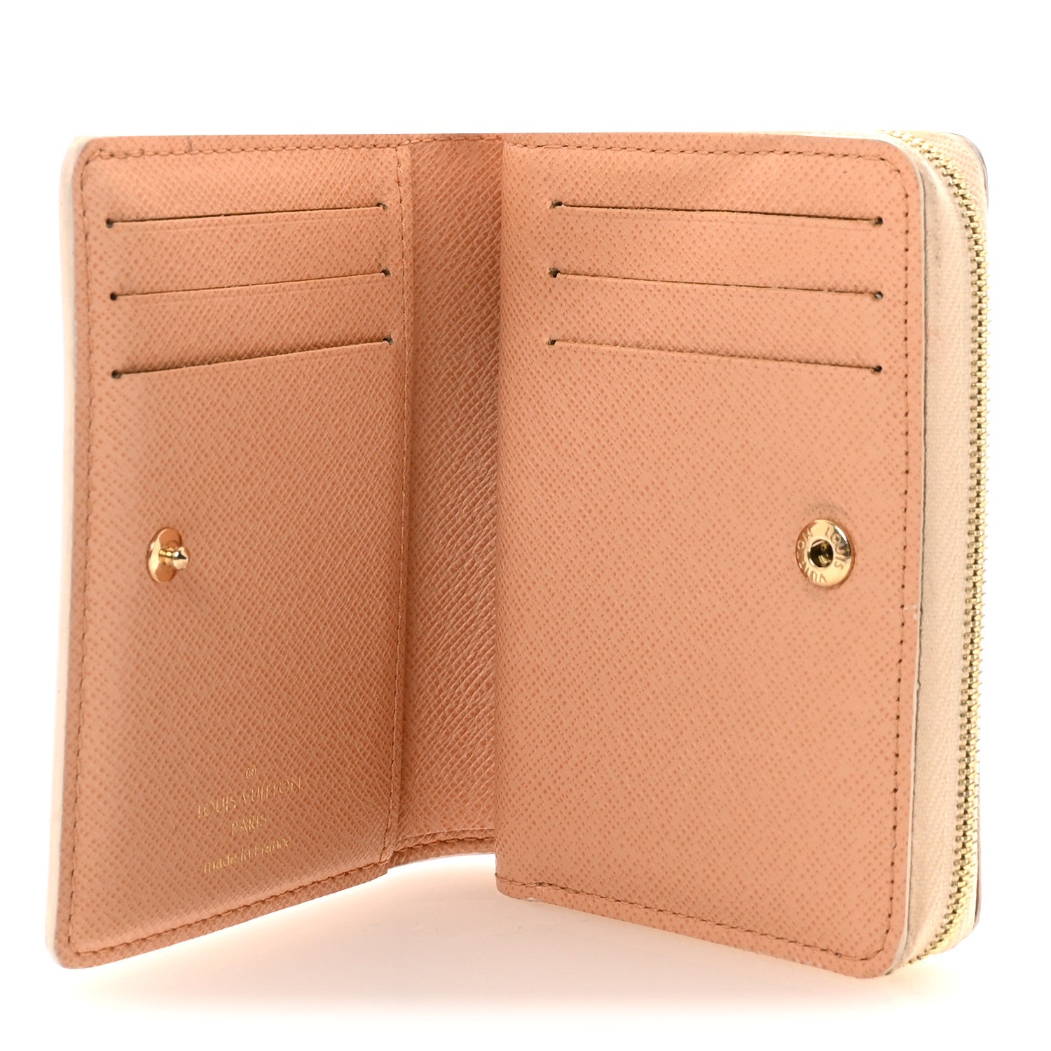 Monogram Fall for You Zippy Compact Wallet Beige Clair
