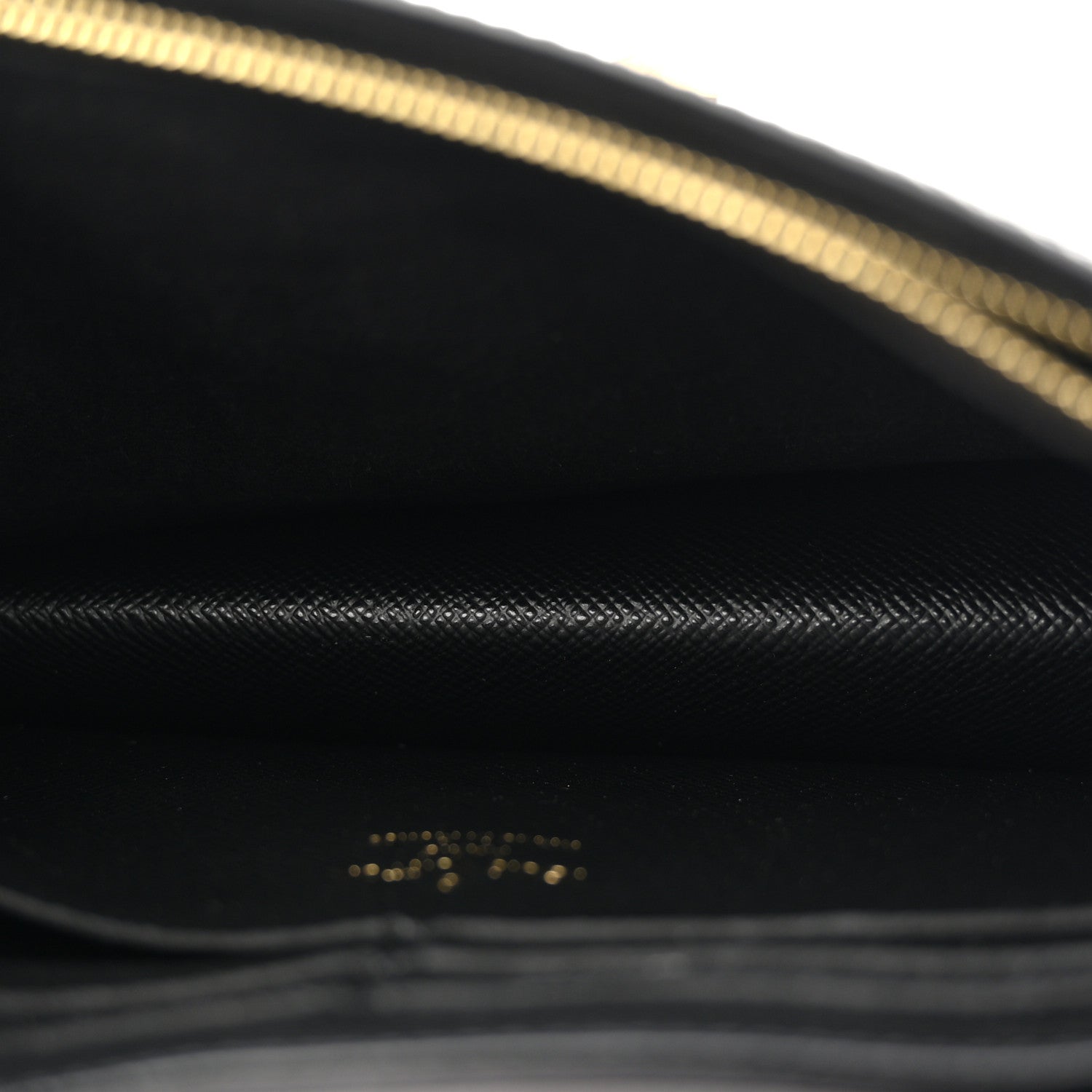 Epi Twist Belt Chain Wallet Black