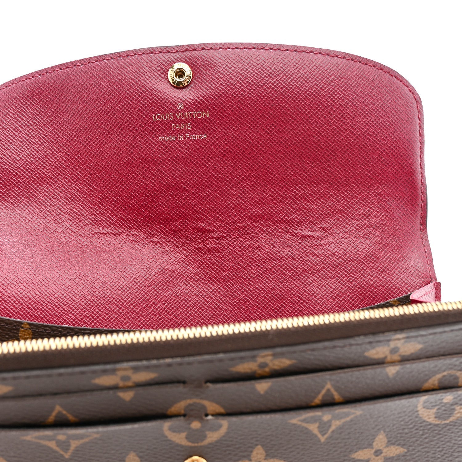Monogram Emilie Wallet Fuchsia