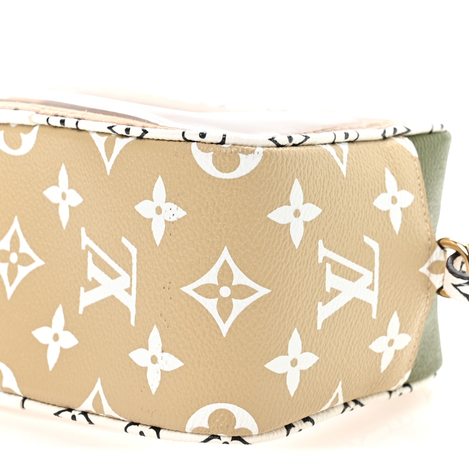 Monogram Giant Beach Pouch Kaki