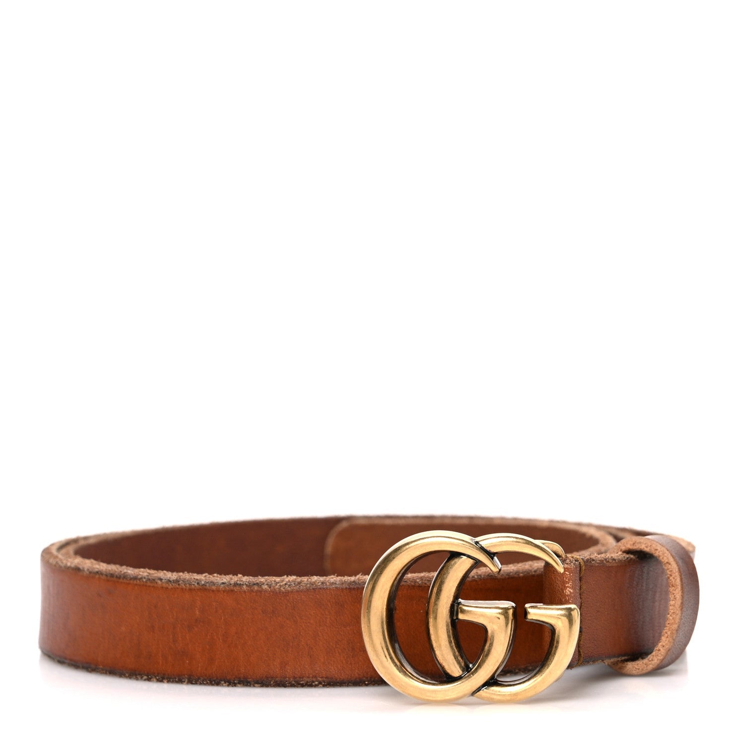 Faded Calfskin Double G 20mm Belt 80 32 Cuir