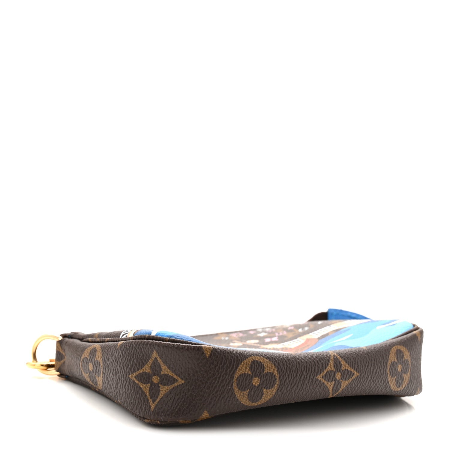 Monogram 2019 Christmas Animation Mini Venice Pochette Accessories Blue