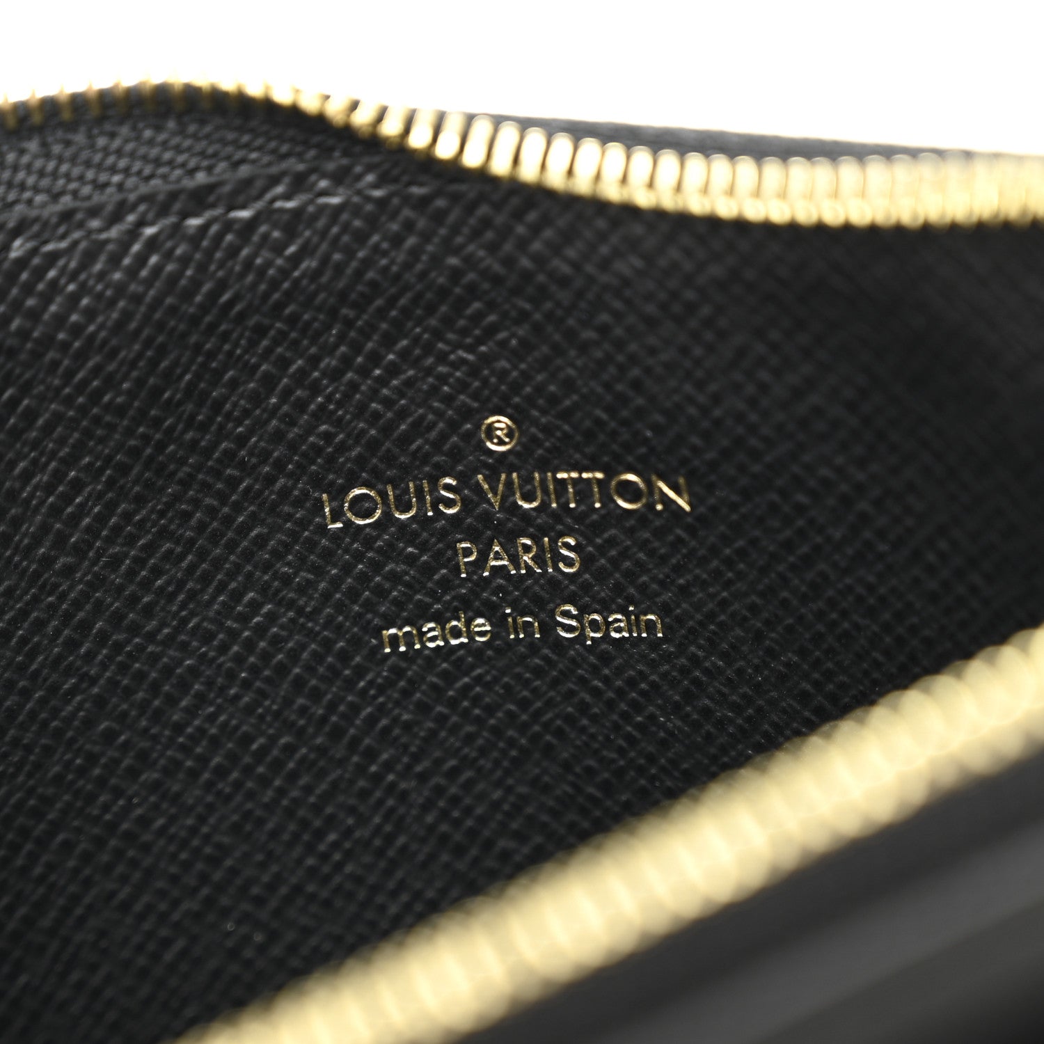 Monogram Slim Purse Black