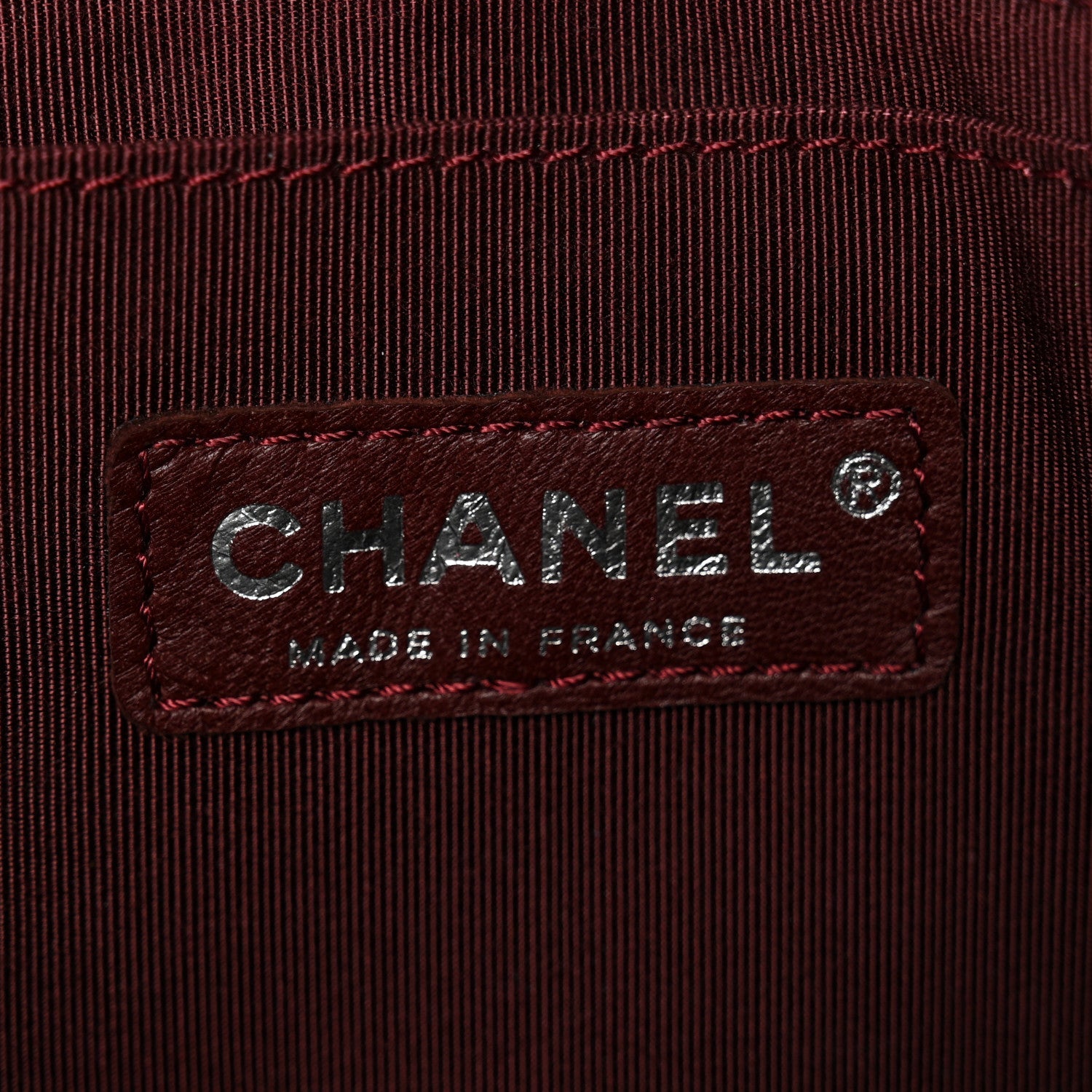 Patent Quilted Secret Label Medium Flap Black