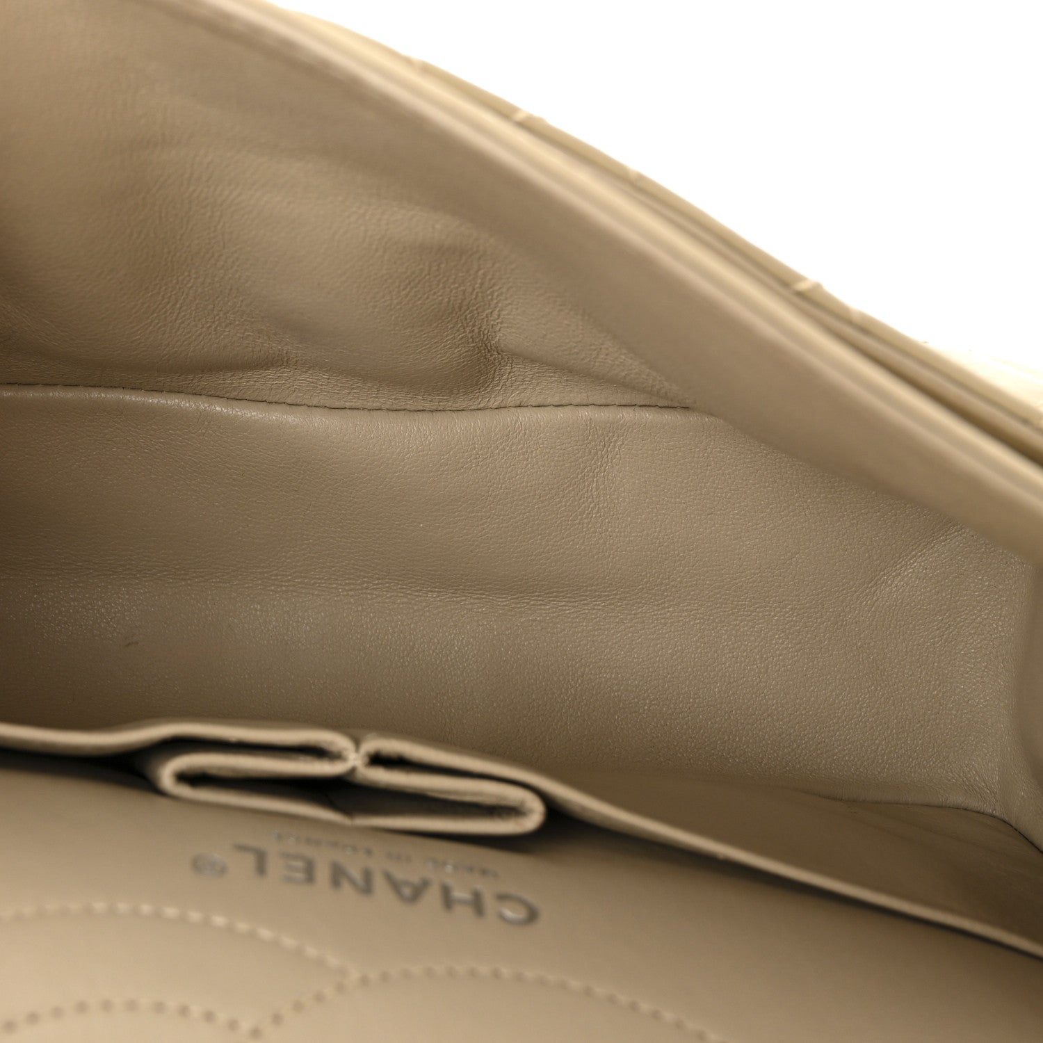 Aged Calfskin Quilted 2.55 Reissue 225 Flap Light Beige