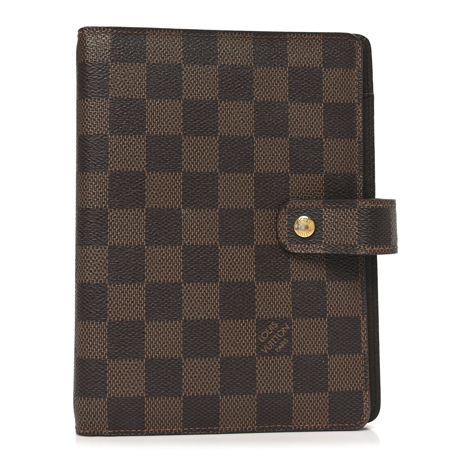 Damier Ebene Medium Ring Agenda Cover