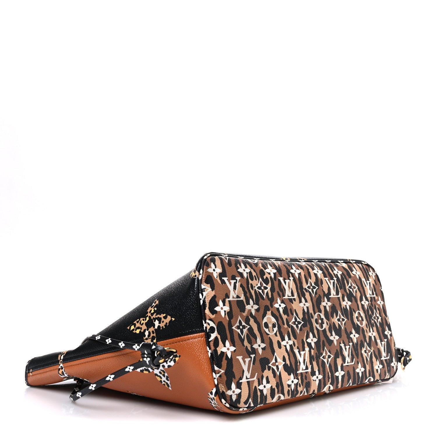 Monogram Giant Jungle Neverfull MM Black