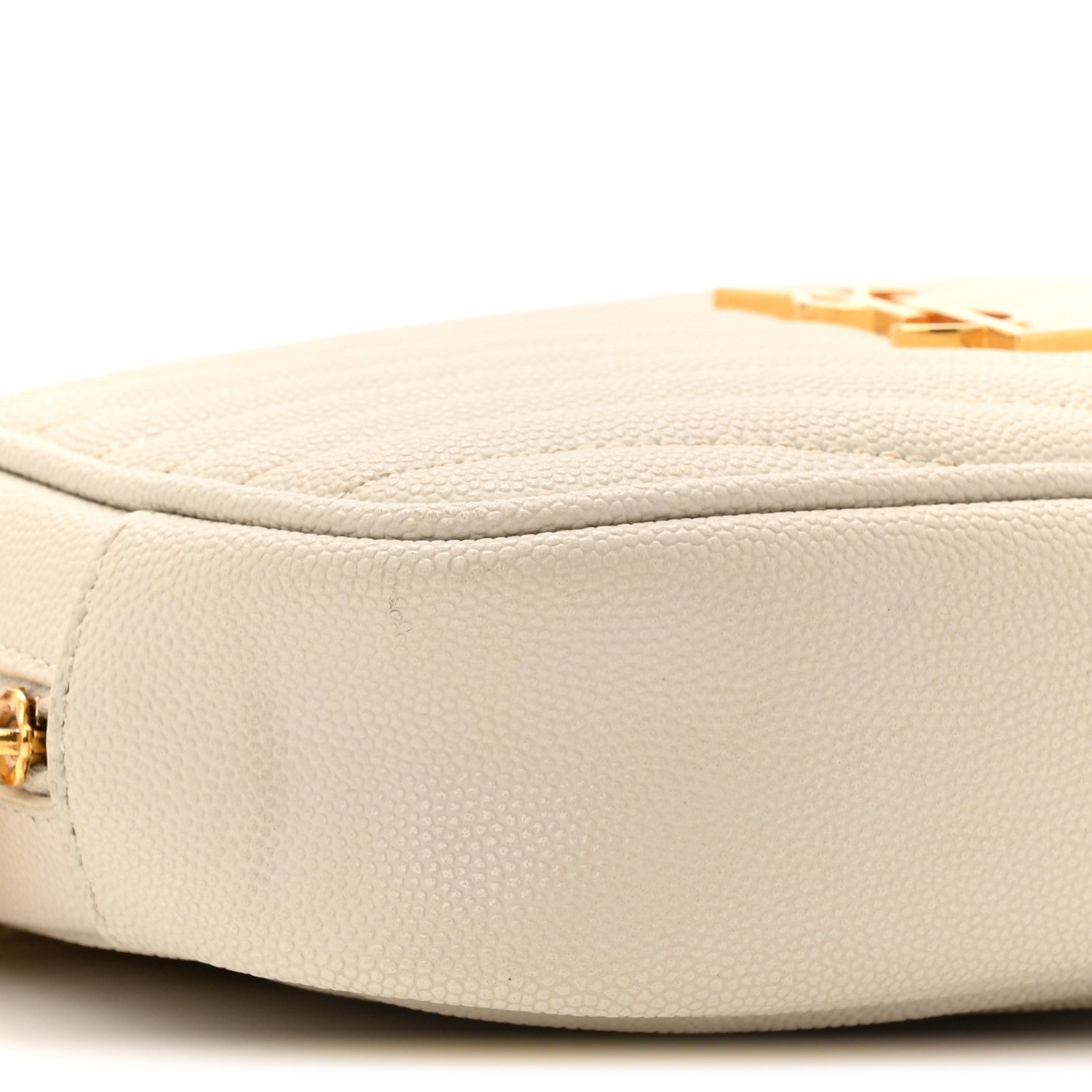 Grain De Poudre Matelasse Monogram Mini Lou Camera Bag Crema Soft