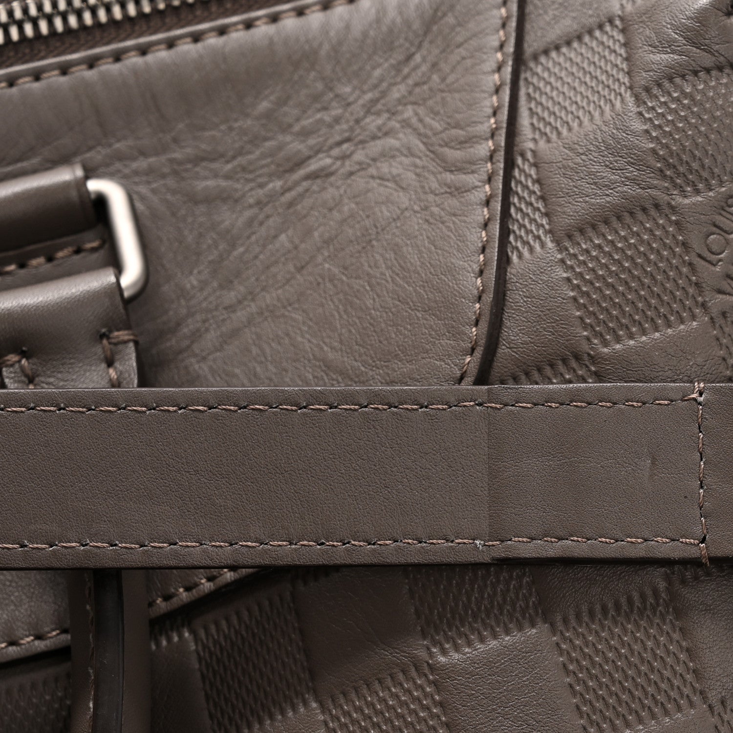 Damier Infini Porte-Documents Jour NM Granit