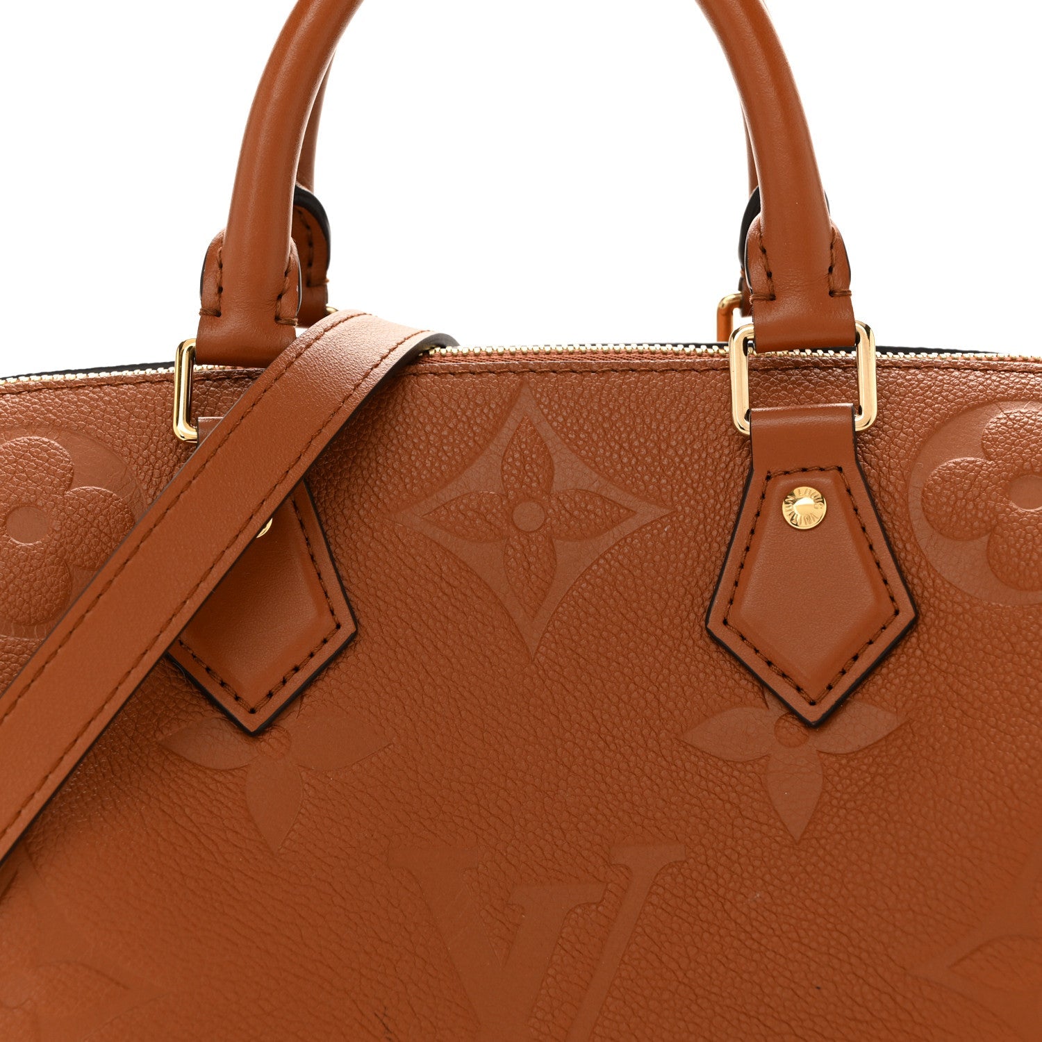 Empreinte Monogram Giant Speedy Bandouliere 25 Cognac