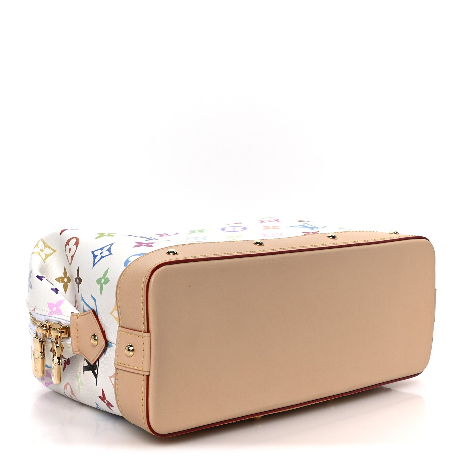 LV x TM Monogram Multicolor Cosmetic Pouch GM White