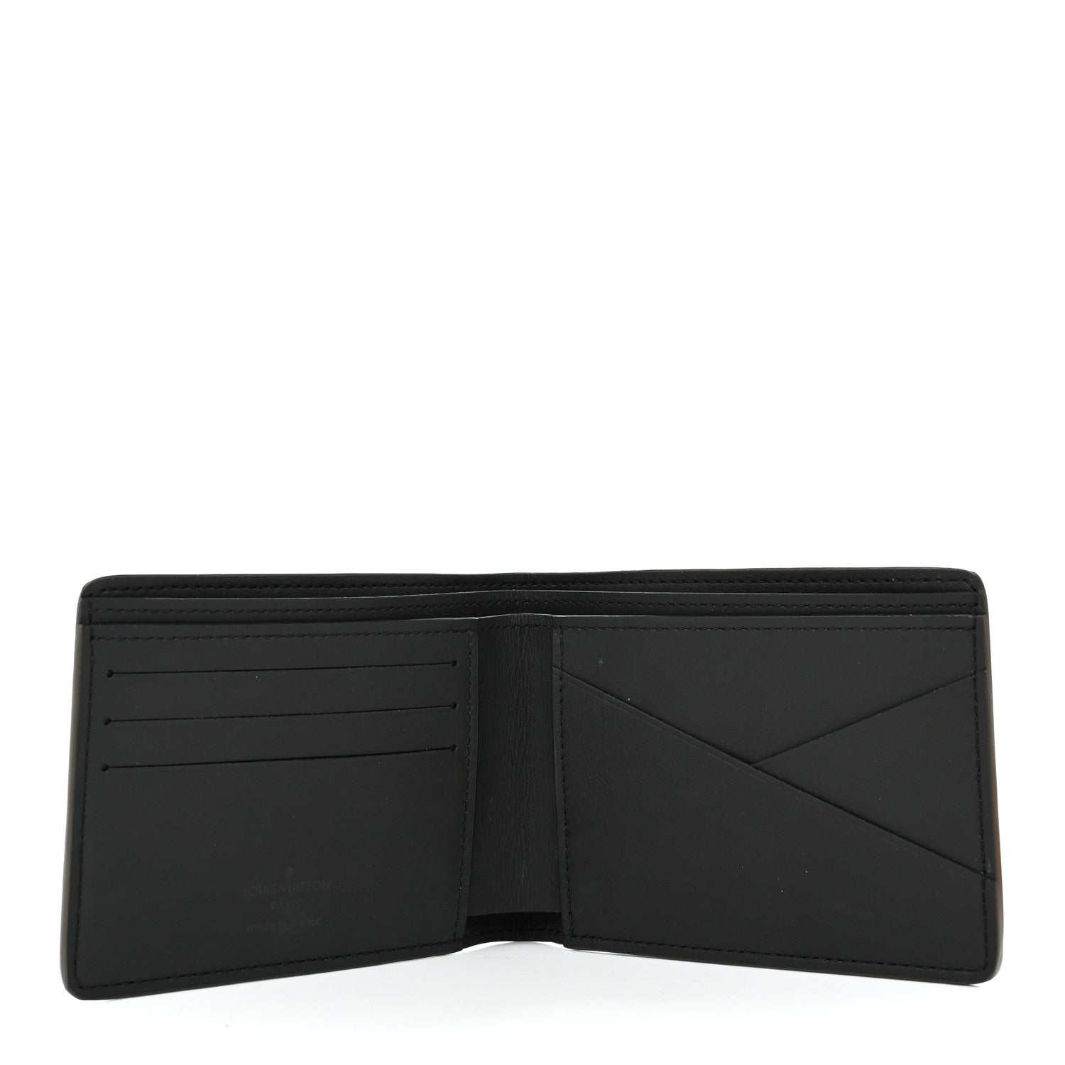 Calfskin Monogram Shadow Multiple Wallet Kaki