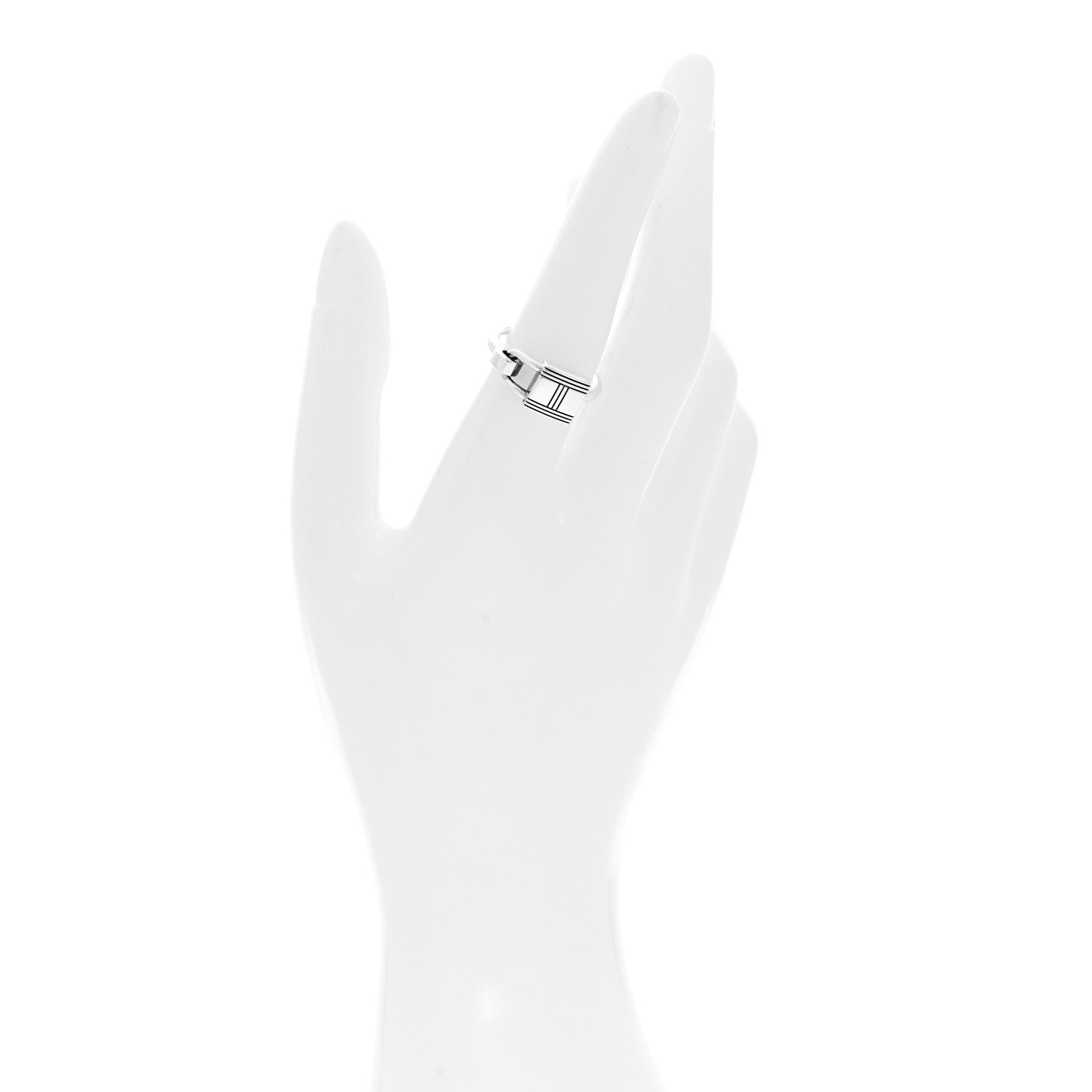 Sterling Silver Cadenas Ring 54 7