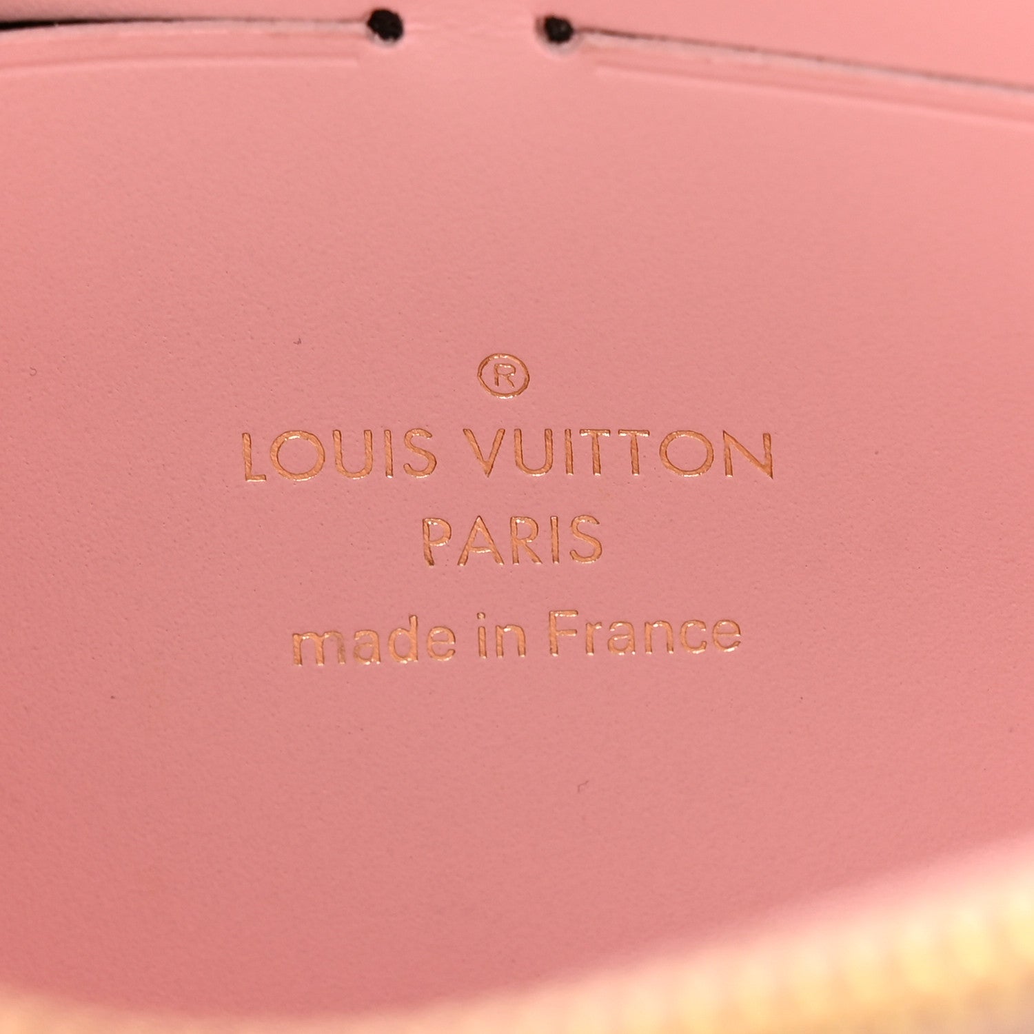 Monogram Flore Chain Wallet Rose Ballerine