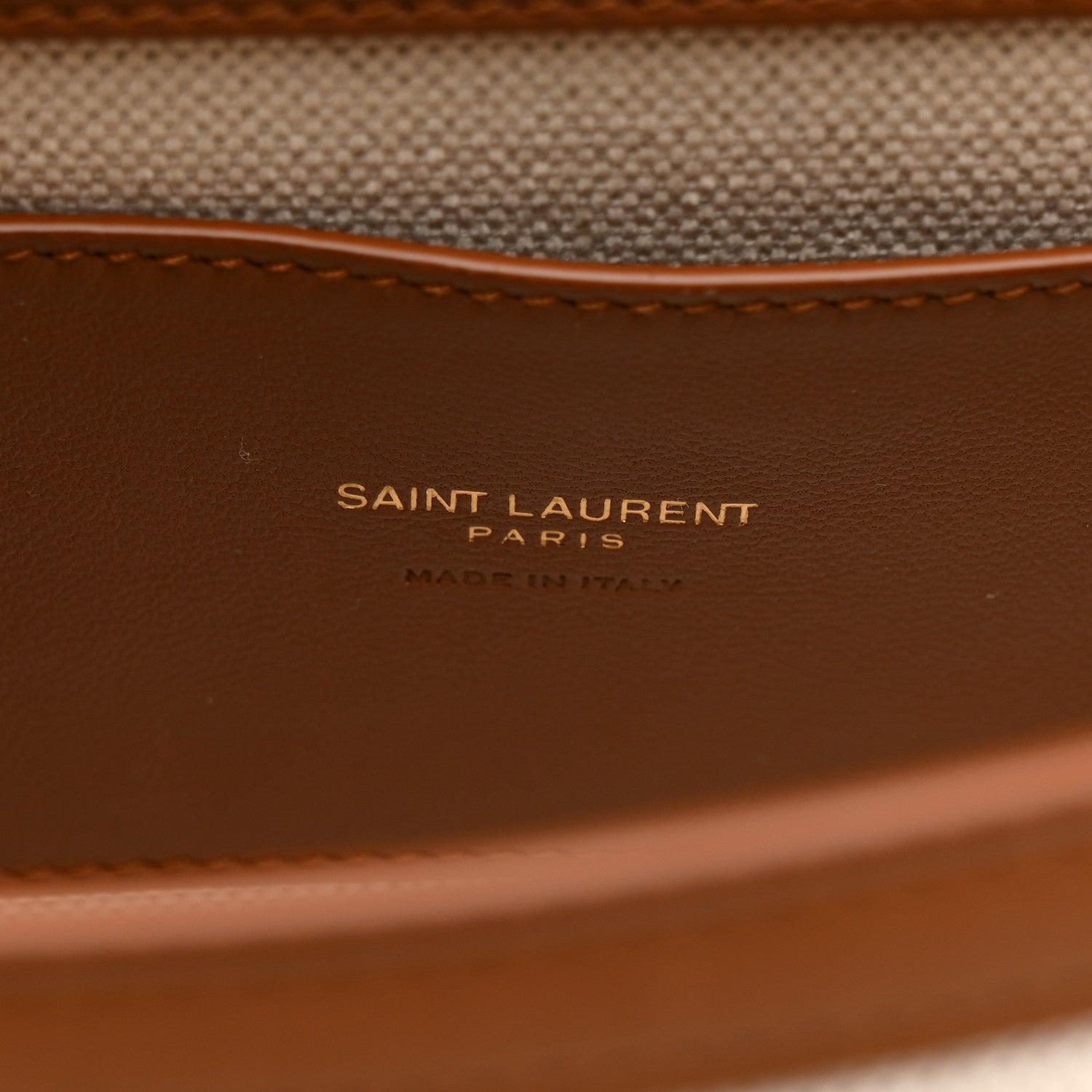 Linen Calfskin Monogram Small Solferino Satchel Greggio Brick