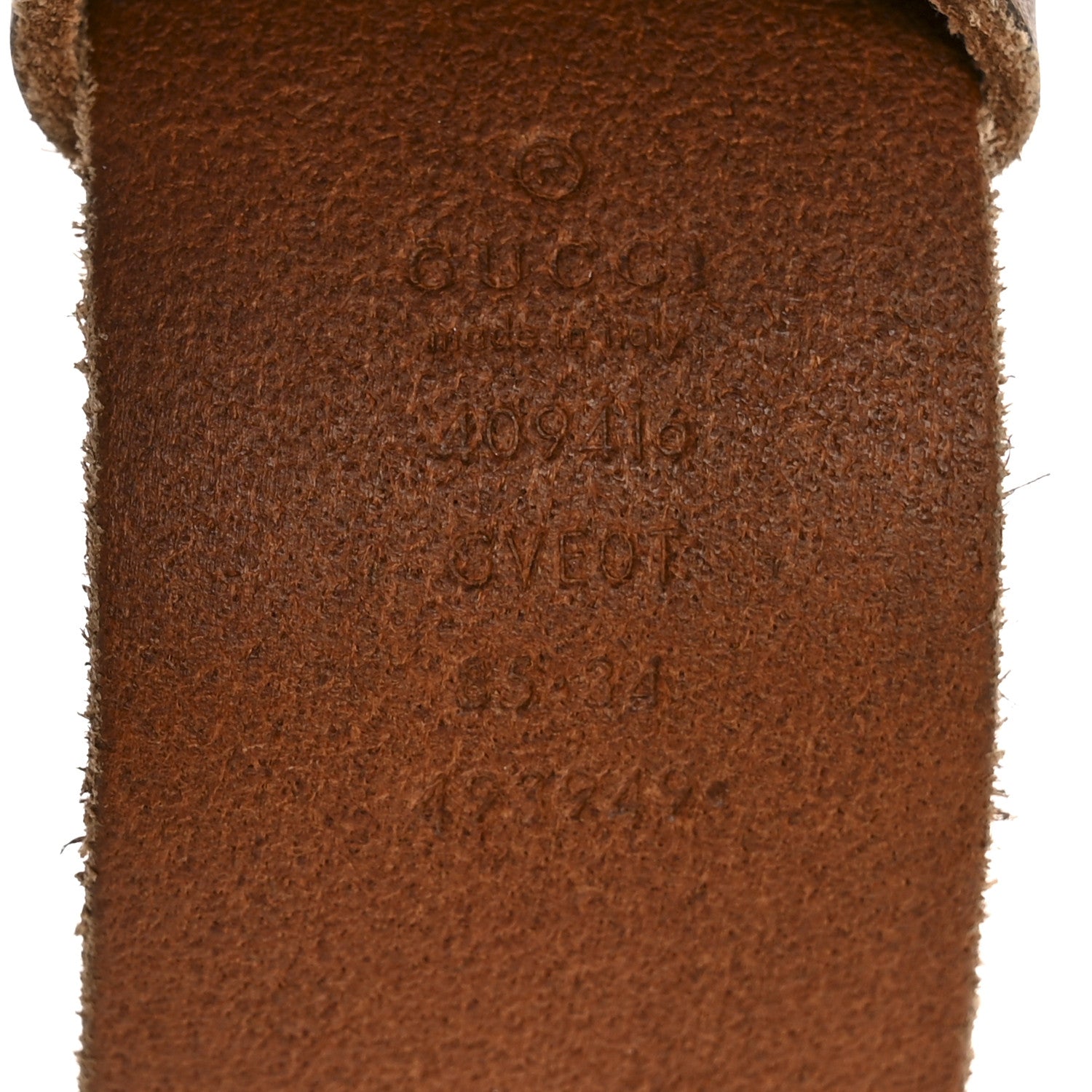 Faded Calfskin Double G 40mm Belt 85 34 Cuir