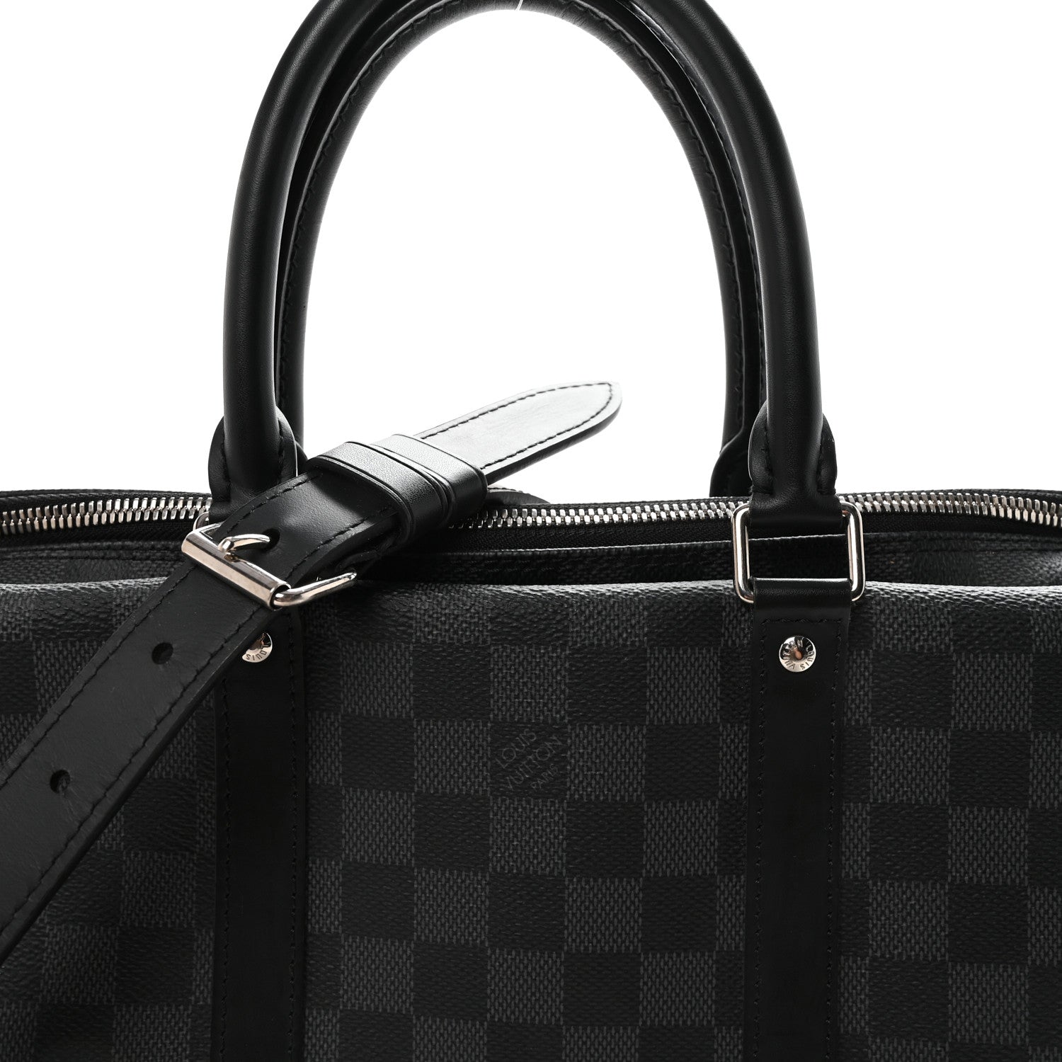 Damier Graphite Porte Documents Voyage PM