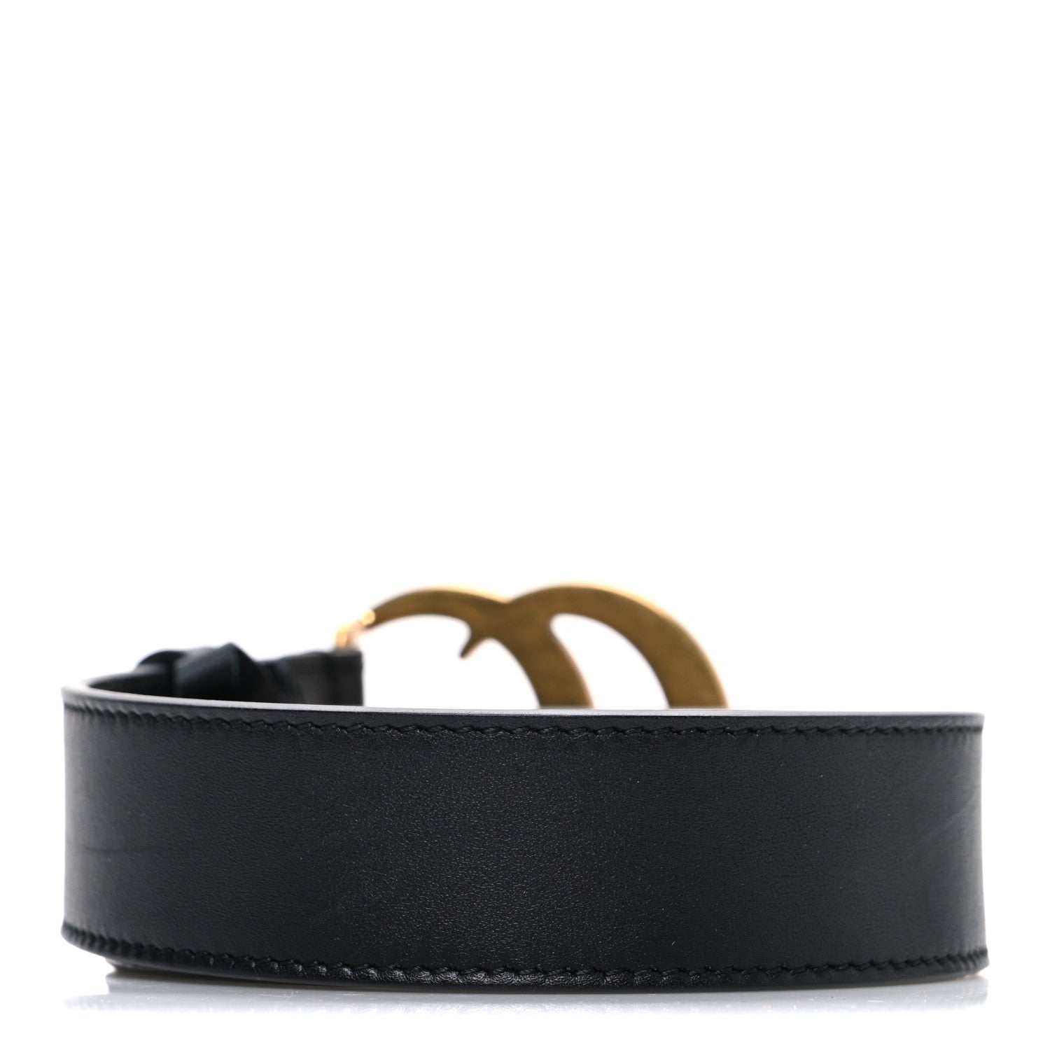 Calfskin Double G 30mm Belt 80 32 Black
