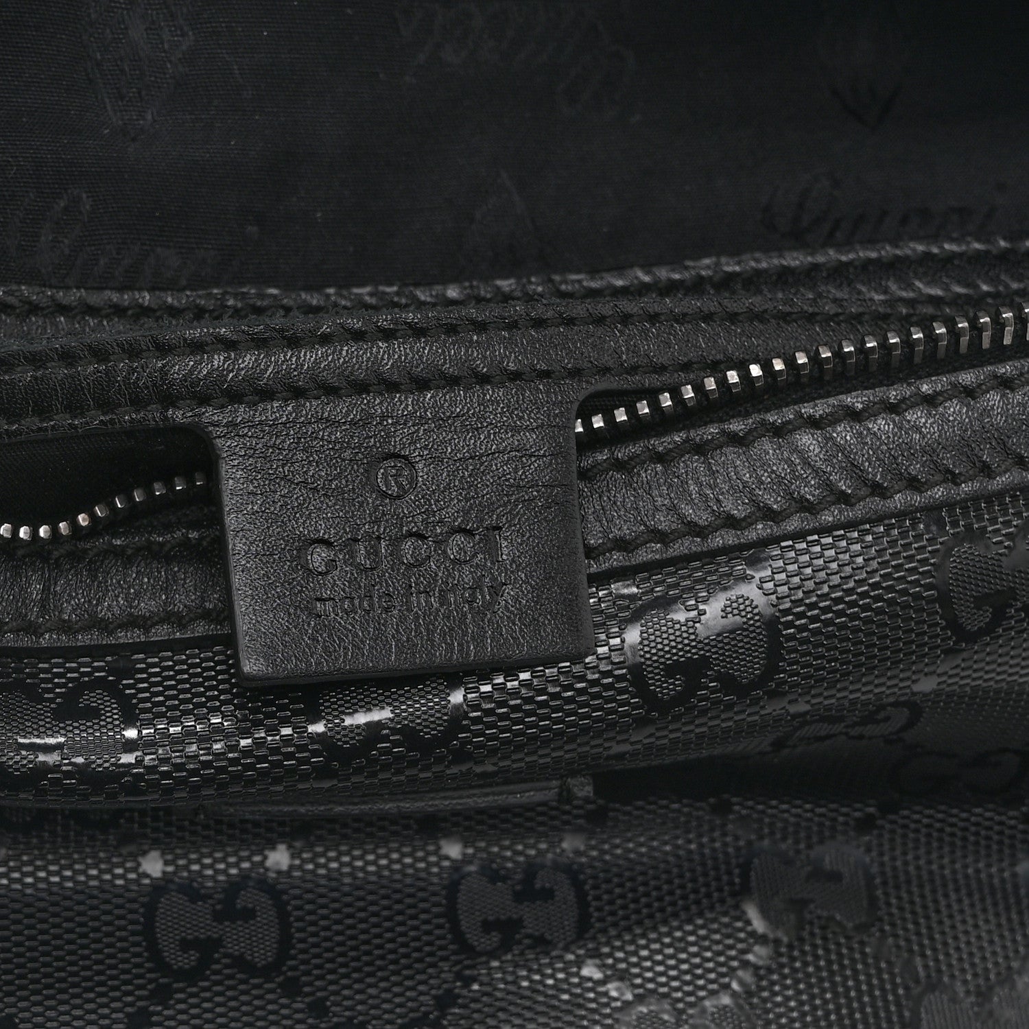 Imprime Monogram Belt Bag Black