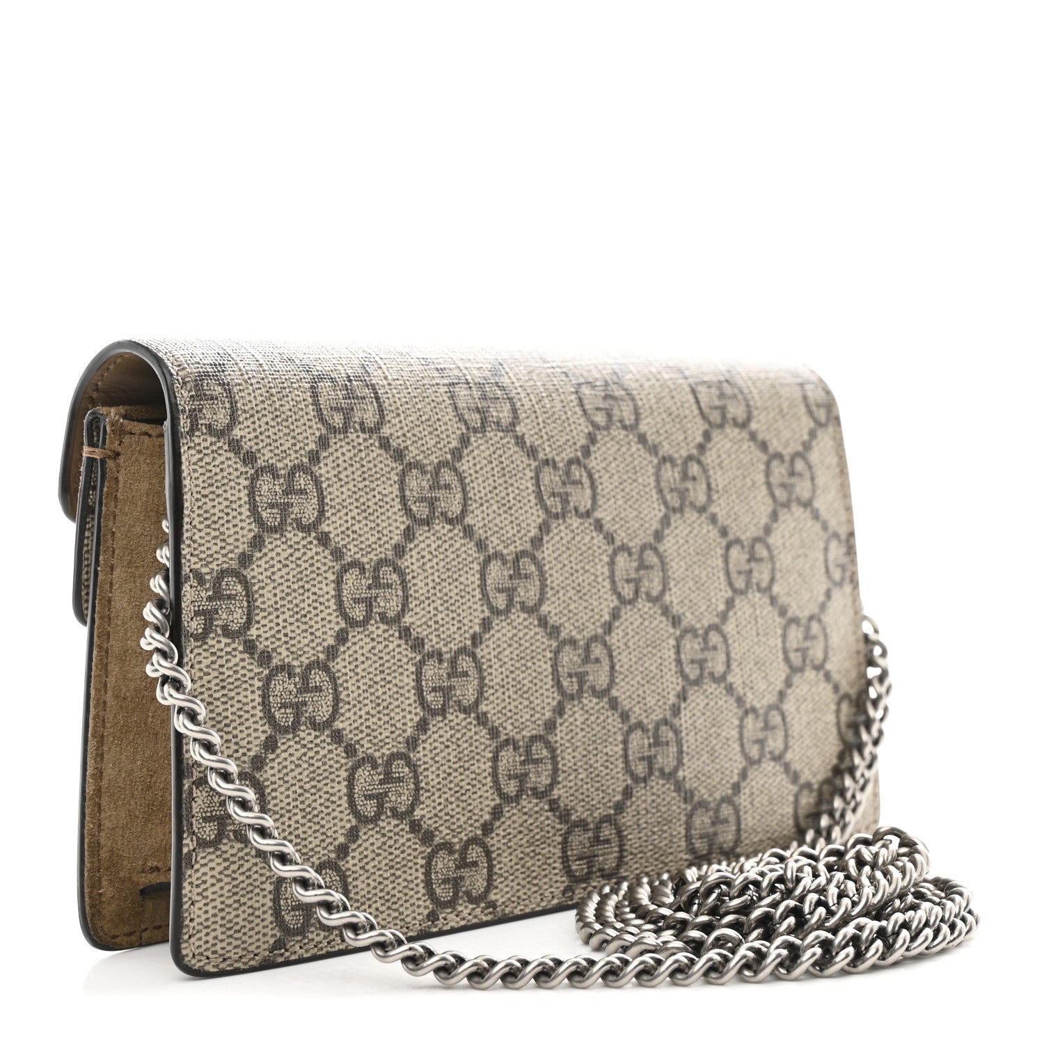 GG Supreme Monogram Super Mini Dionysus Shoulder Bag Taupe